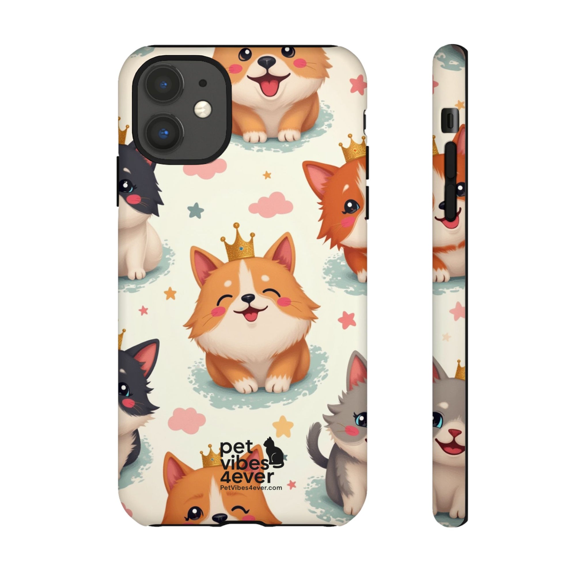 Cute Pet Phone Case, Dog Lover Accessory, Cat Phone Cover, Gift for Animal Lovers, Birthday Present, Pet Vibes Forever