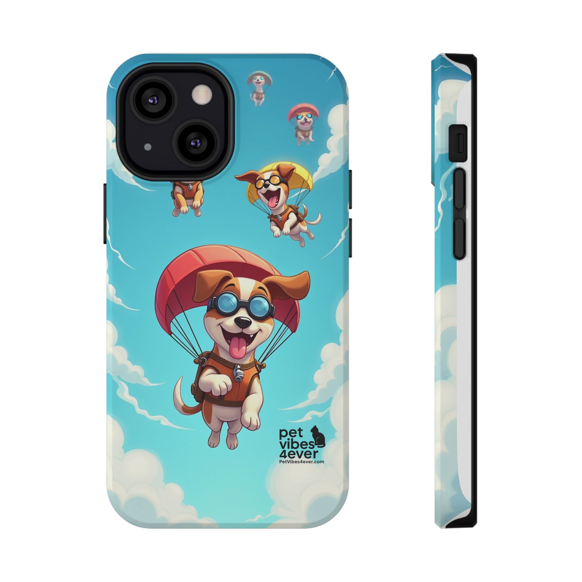 Playful Pet Vibes iPhone Case | Impact-Resistant Dog Design, Gifts for Dog Lovers, Cute Phone Accessory, Fun Pet Merchandise, [...]