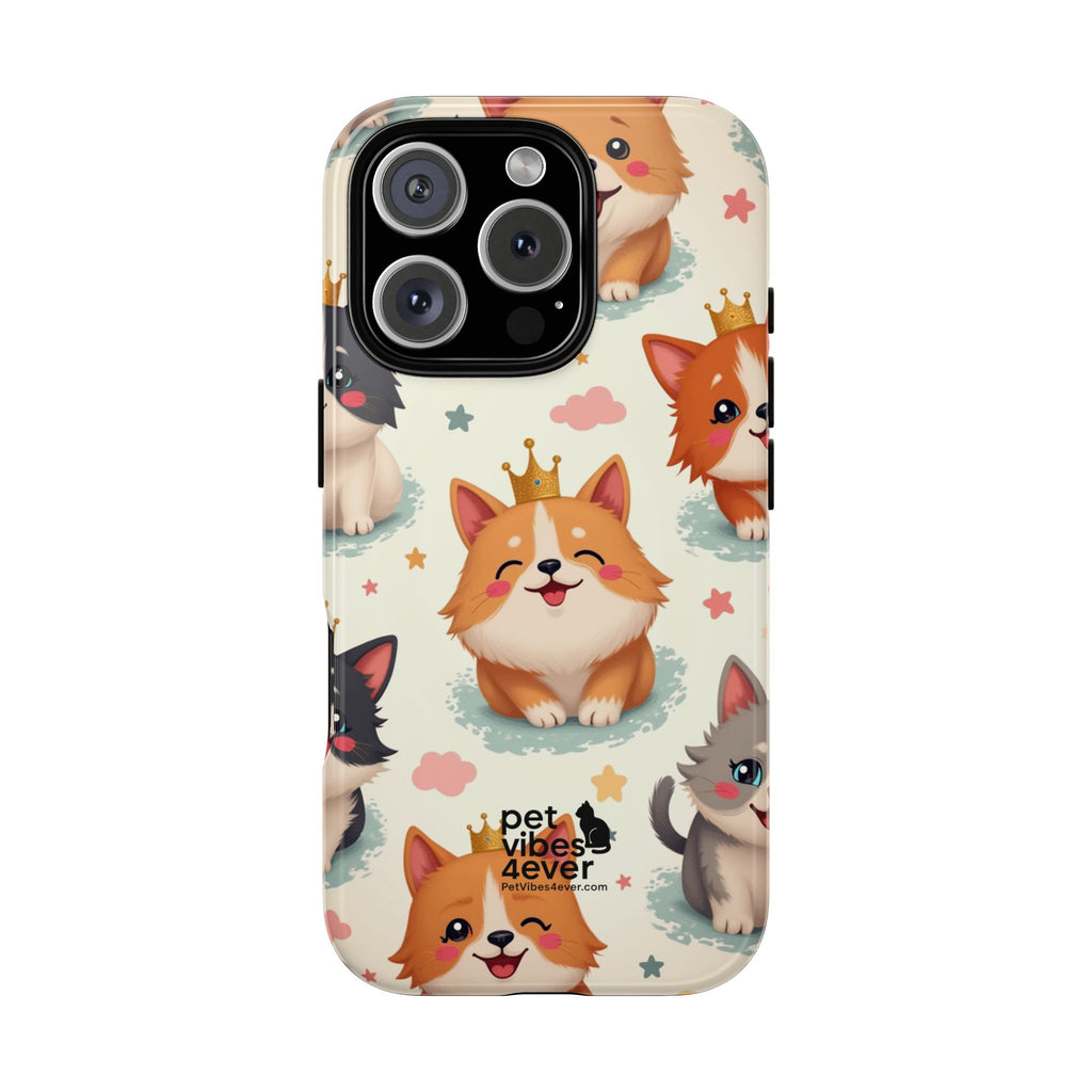 Cute Pet Phone Case, Dog Lover Accessory, Cat Phone Cover, Gift for Animal Lovers, Birthday Present, Pet Vibes Forever