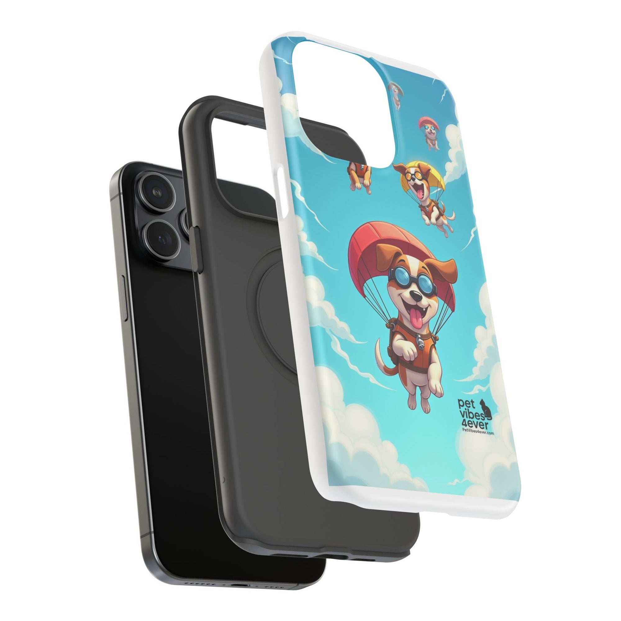 Playful Pet Vibes iPhone Case | Impact-Resistant Dog Design, Gifts for Dog Lovers, Cute Phone Accessory, Fun Pet Merchandise, [...]