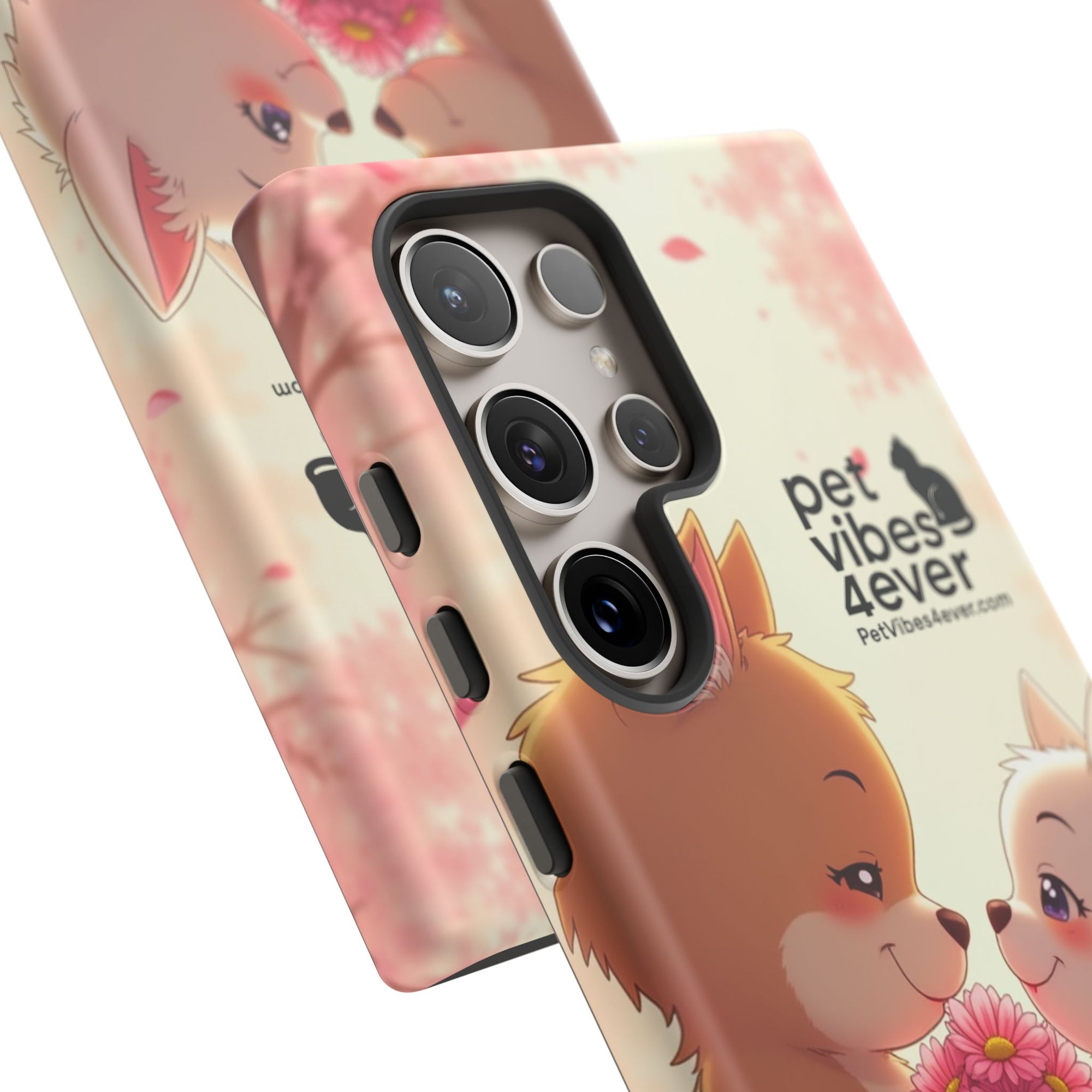 Cute Pet Themed Phone Case, Animal Lovers Gift, Valentine's Day, Cute Phone Cover, Pet Vibes Forever