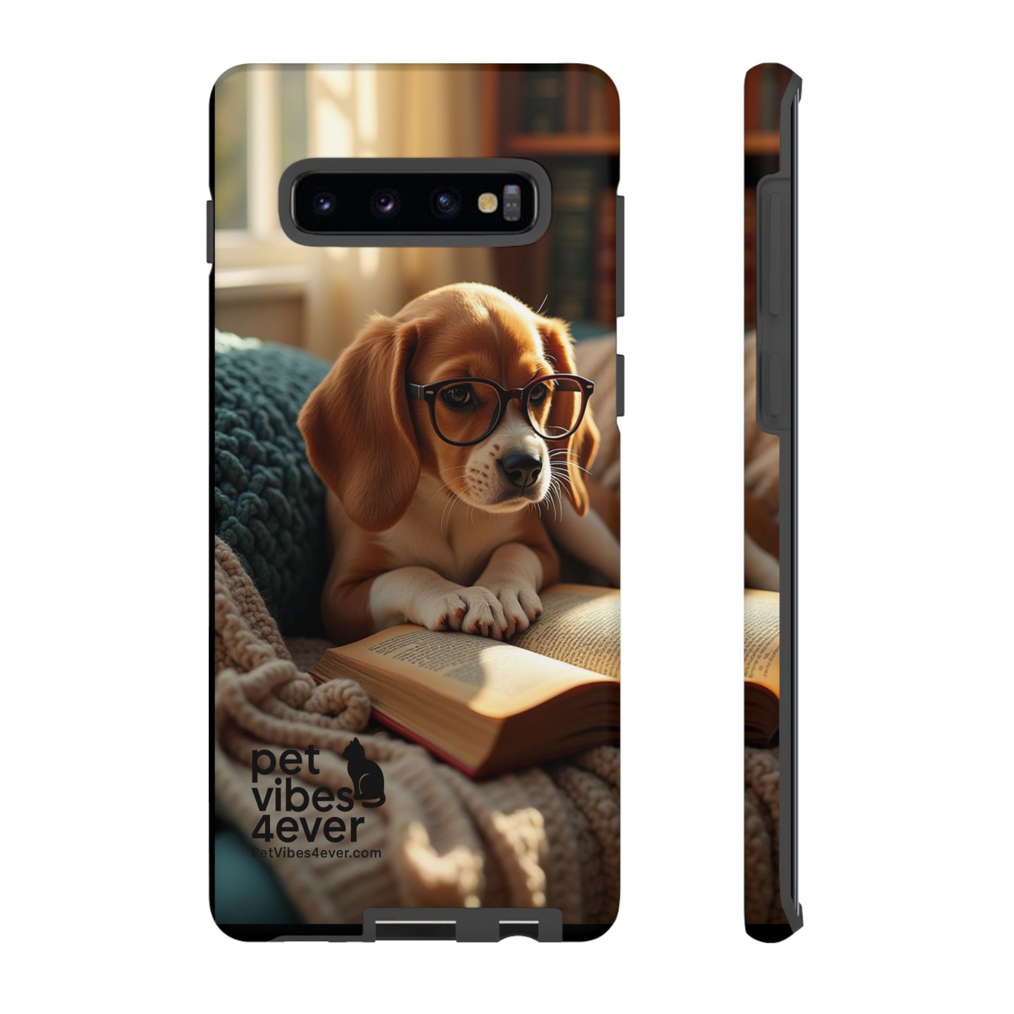 Dog-Themed Phone Case with "Pet Vibes Forever" Design, Cute Dog Accessories, Pet Lover Gift, Phone Cover, Animal Lover Decor