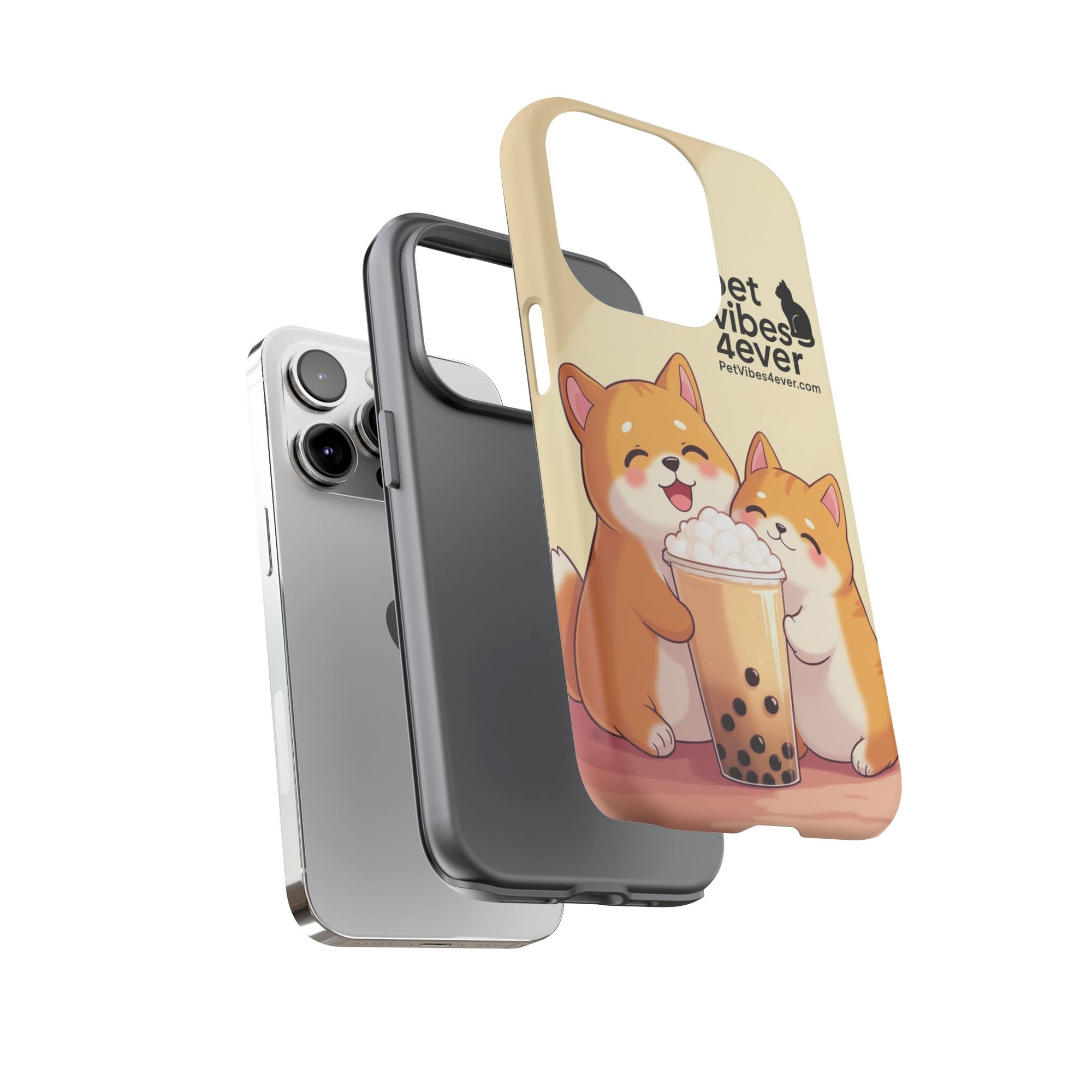 Cute Corgi Phone Cases - Playful Pet Vibes, Dog Lover Gift, Cute Animal Accessories, Pet Owner Decoration, kawaii phone cover