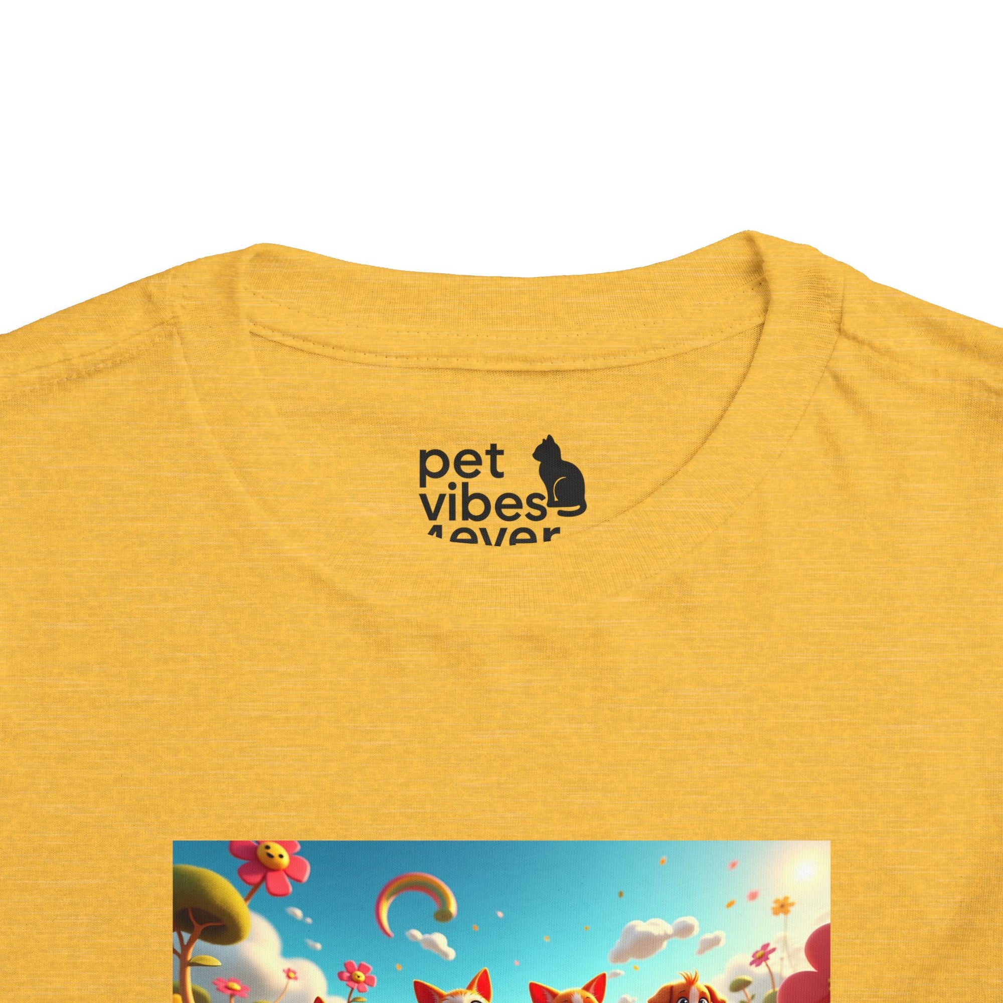 Colorful Toddler Short Sleeve Tee, Fun Kids T-Shirt, Summer Playwear, Birthday Gift, Rainbow Design Tee, Everyday Playwear