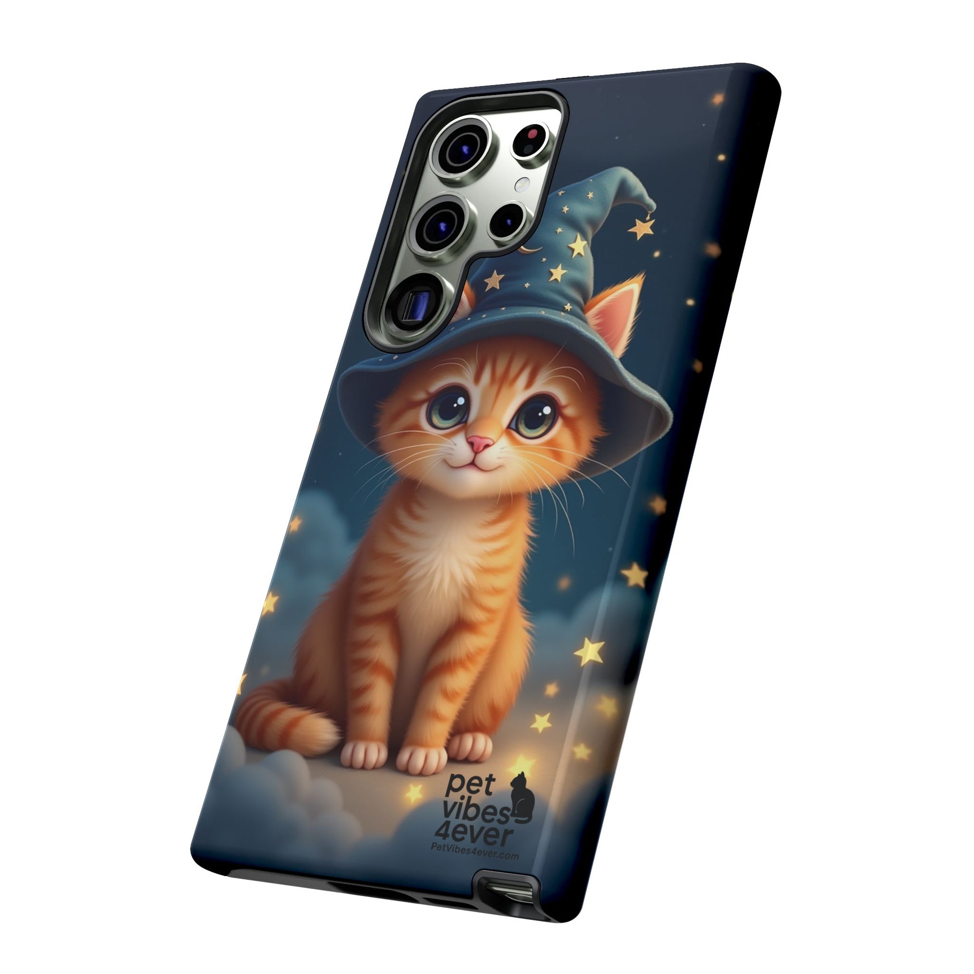 Cat-Themed Phone Case, Magical Cat Case, Pet Lover Gift, Cute Animal Accessories, Birthday Present For Cat Owners