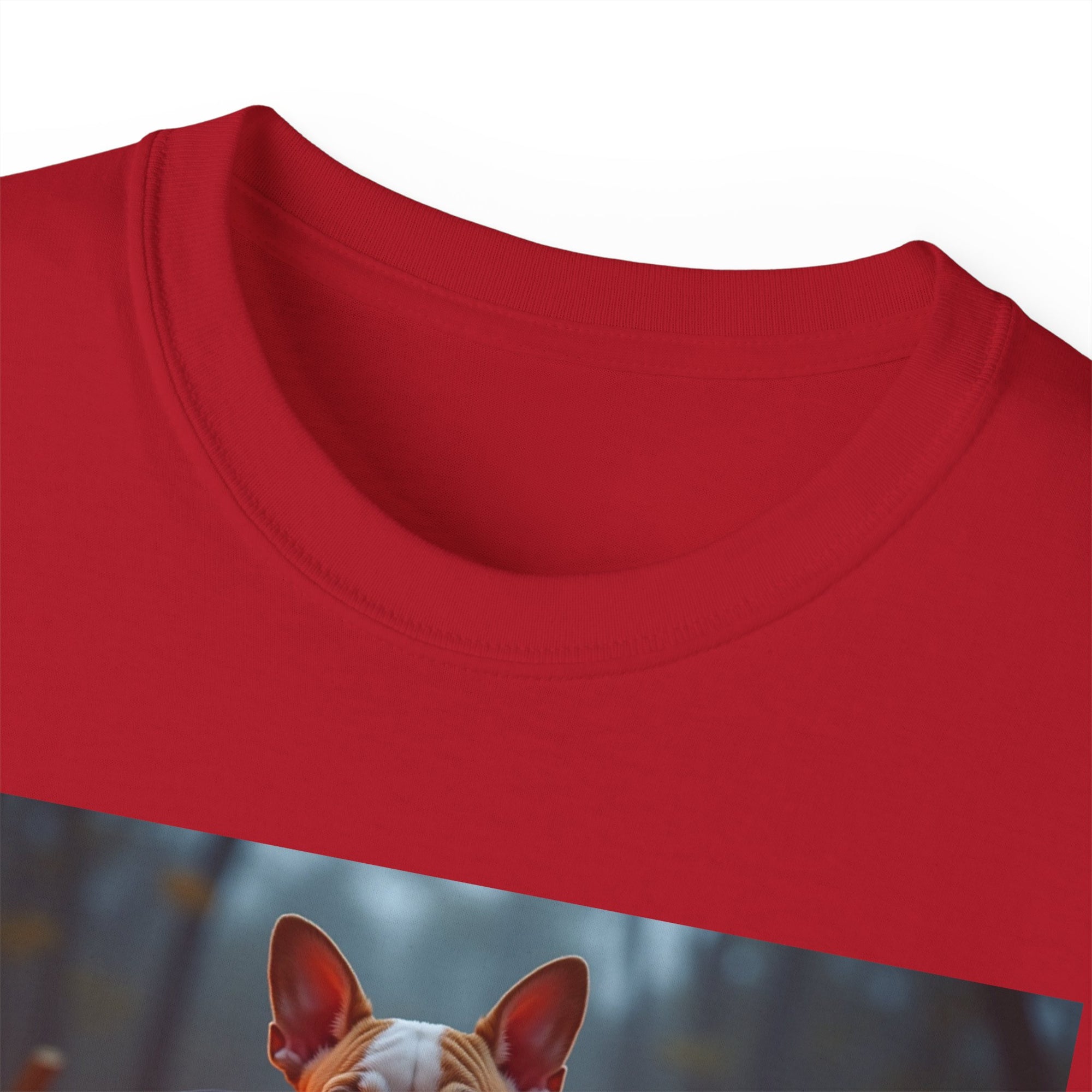 Halloween Dog Graphic Tee, Pumpkin Shirt, Fall Apparel, Casual Wear for Pet Lovers, Unisex Halloween T-Shirt