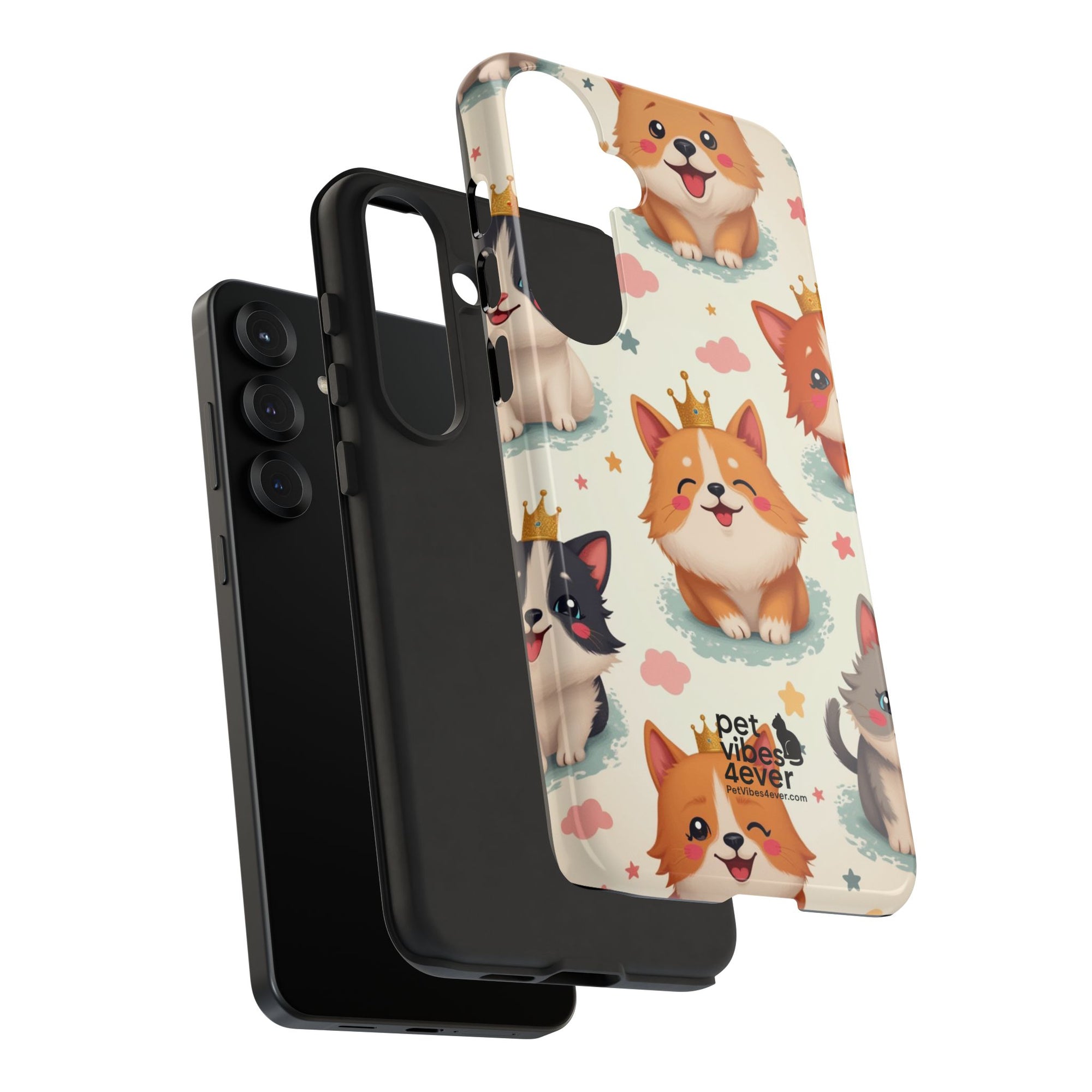 Cute Pet Phone Case, Animal Lover Gift, Dog Cat Lover Accessory, Phone Cover for Pet Parents, Birthday Gift for Pet Owners