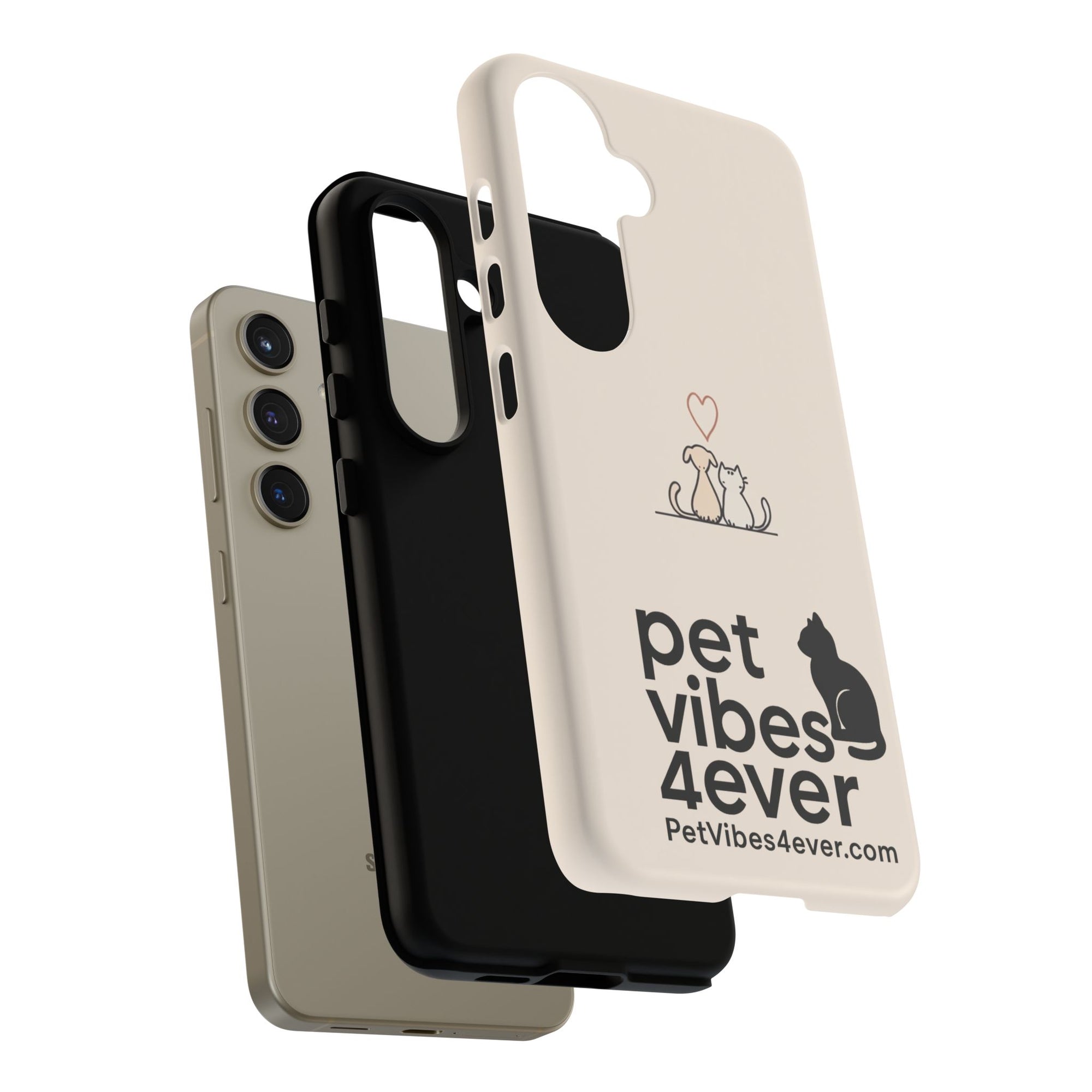 Cute Cat Phone Case - Pet Lovers Gift, Tough Cases, Customizable, Animal Lover, Cat Mom/Dad, Funny Cat Merchandise