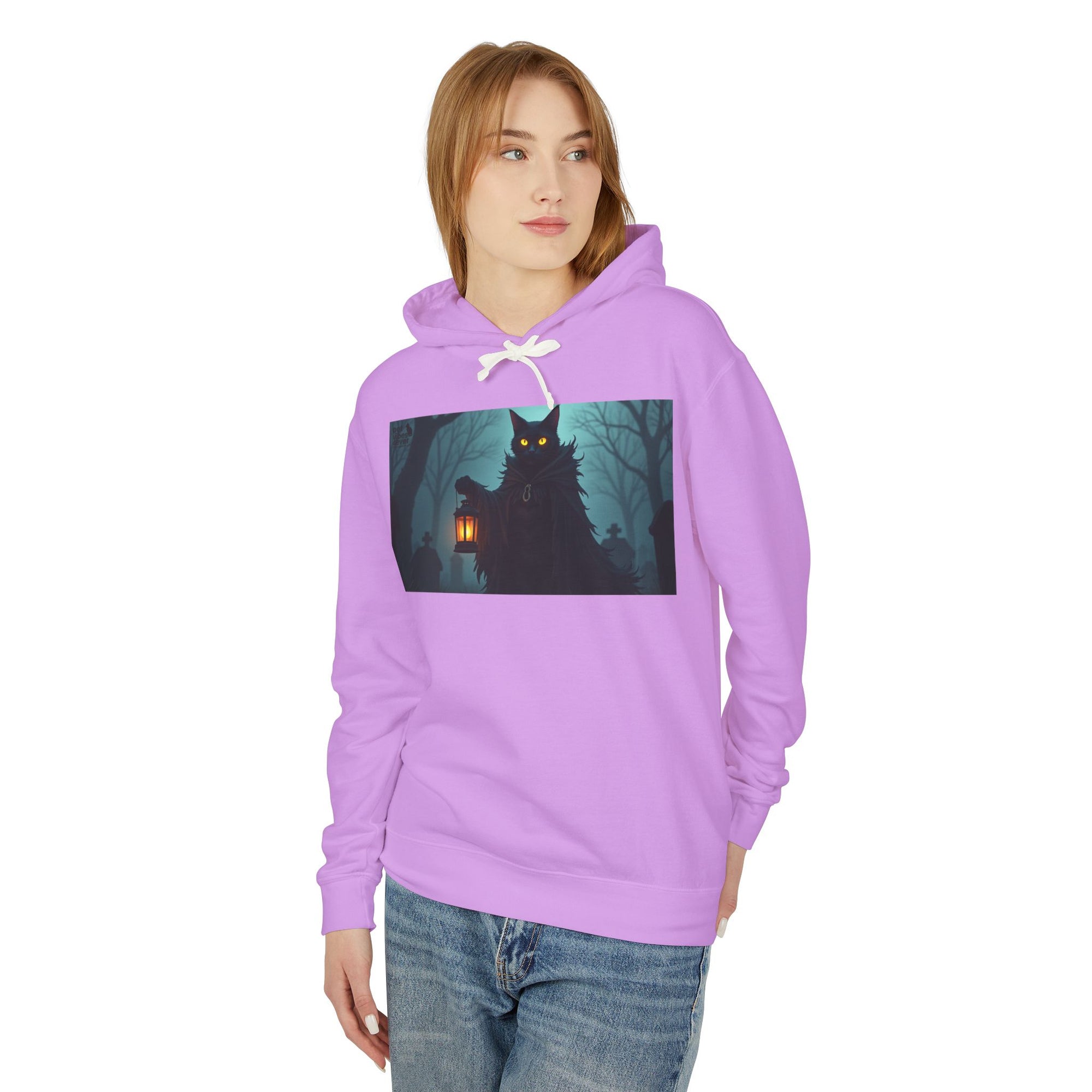 Mysterious Forest Hoodie, Cozy Lightweight Hooded Sweatshirt for Fall, Perfect for Halloween, Unisex Gift, Casual Wear, Autumn Style