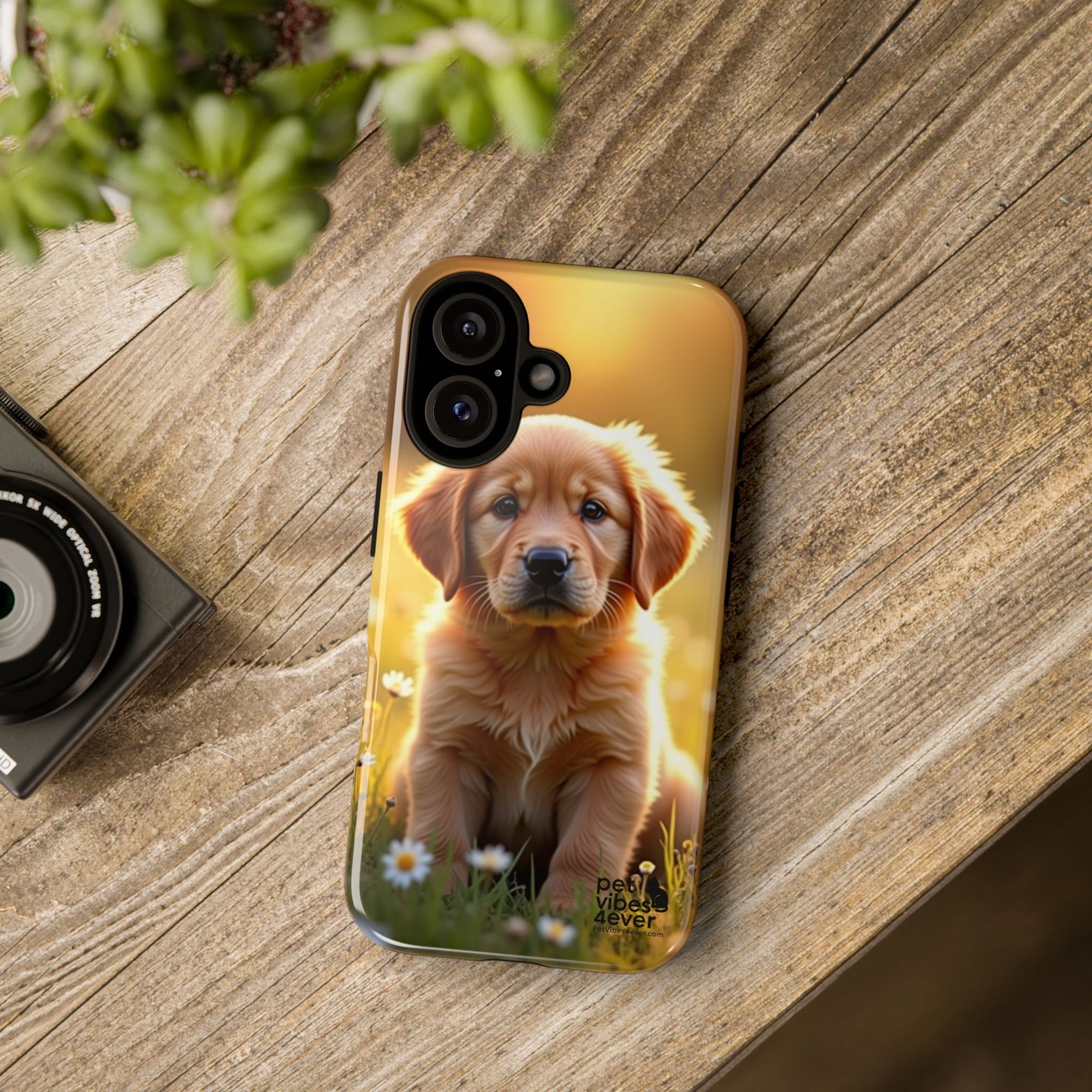 Golden Retriever Phone Case, Cute Dog Phone Cover, Pet Lover Gift, Tough Phone Cases, Puppy Design Mobile Protector