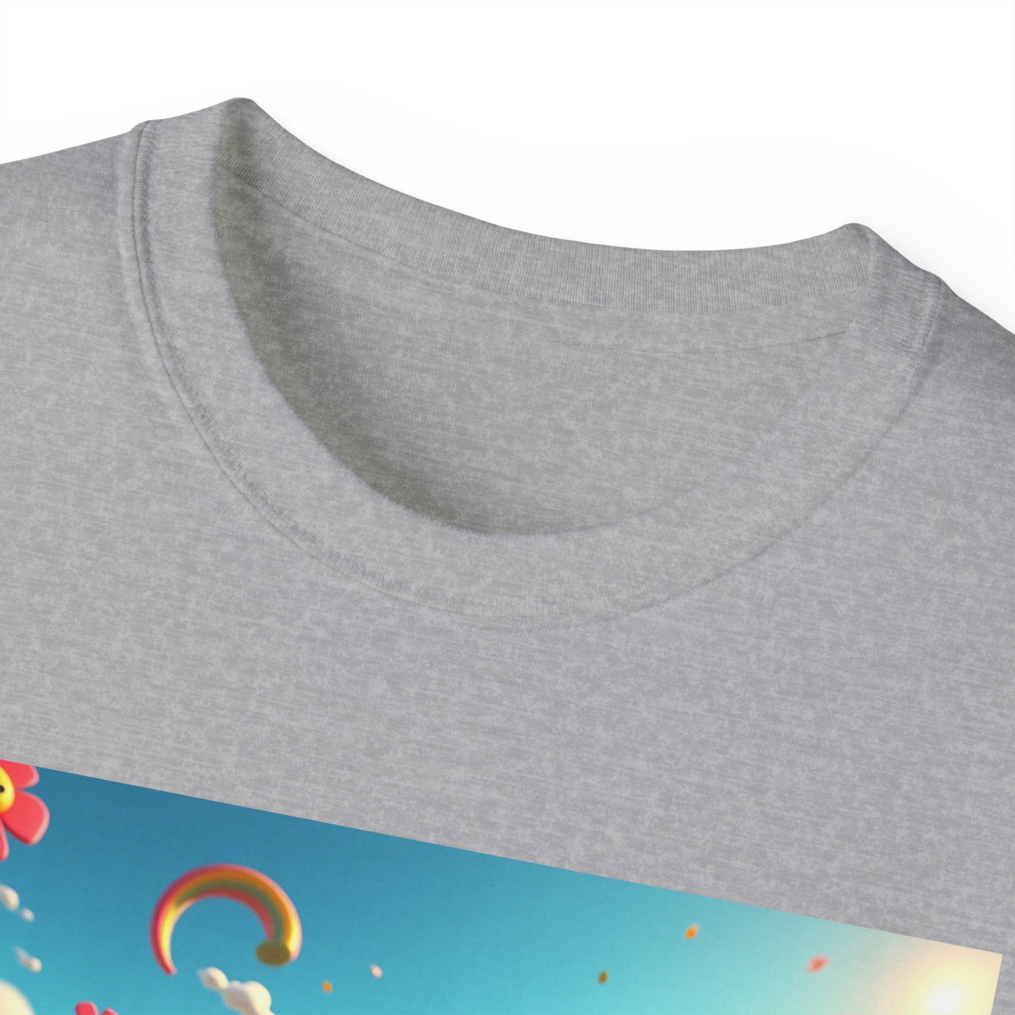 Colorful Fantasy Art Tee, Unisex Tee, Graphic T-Shirt, Fun Gift, Casual Wear, Summer Style, Festival Fashion