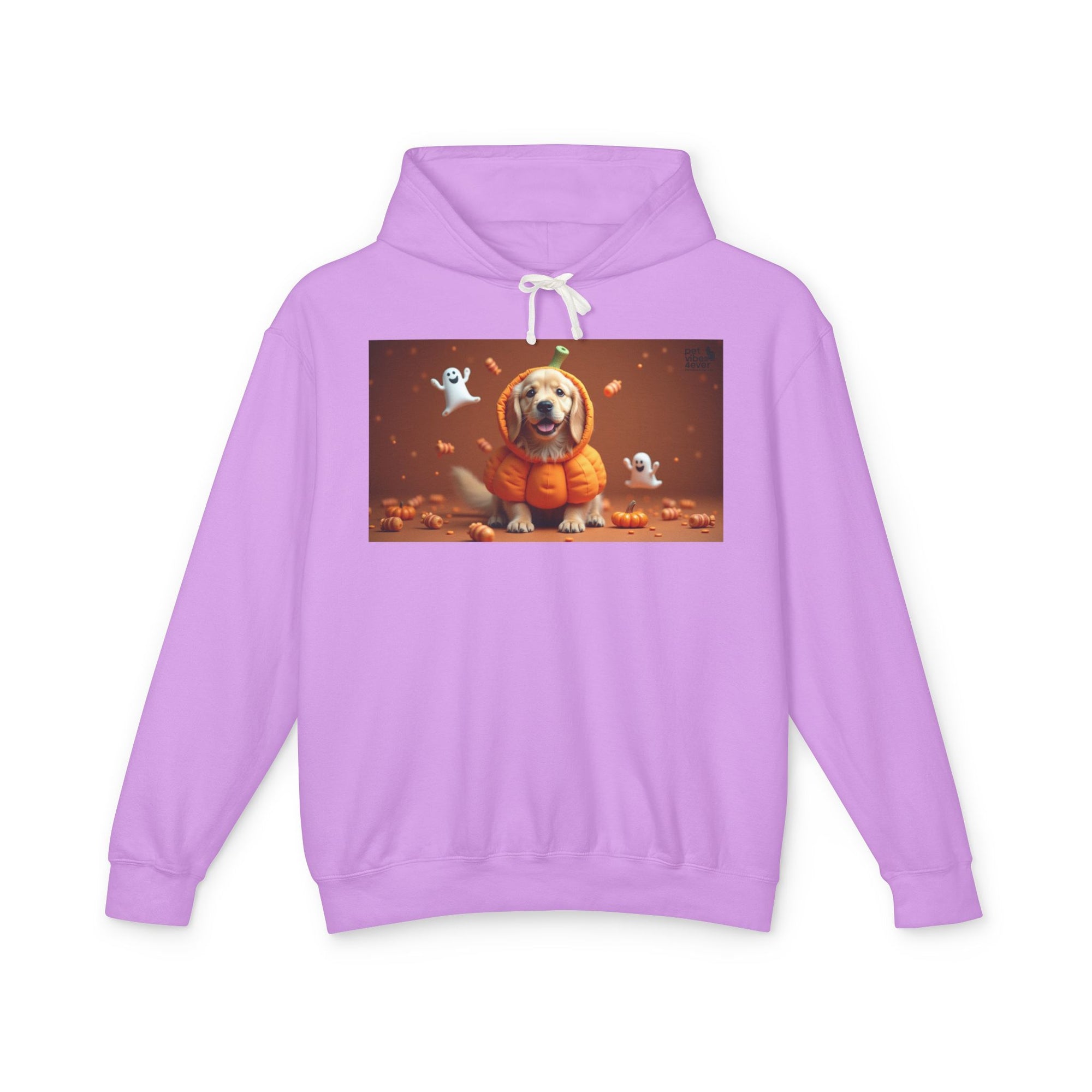 Cozy Halloween Dog Hoodie, Unisex Lightweight Sweatshirt, Perfect Fall Gift, Pet Lovers Apparel, Spooky Season Sweatshirt