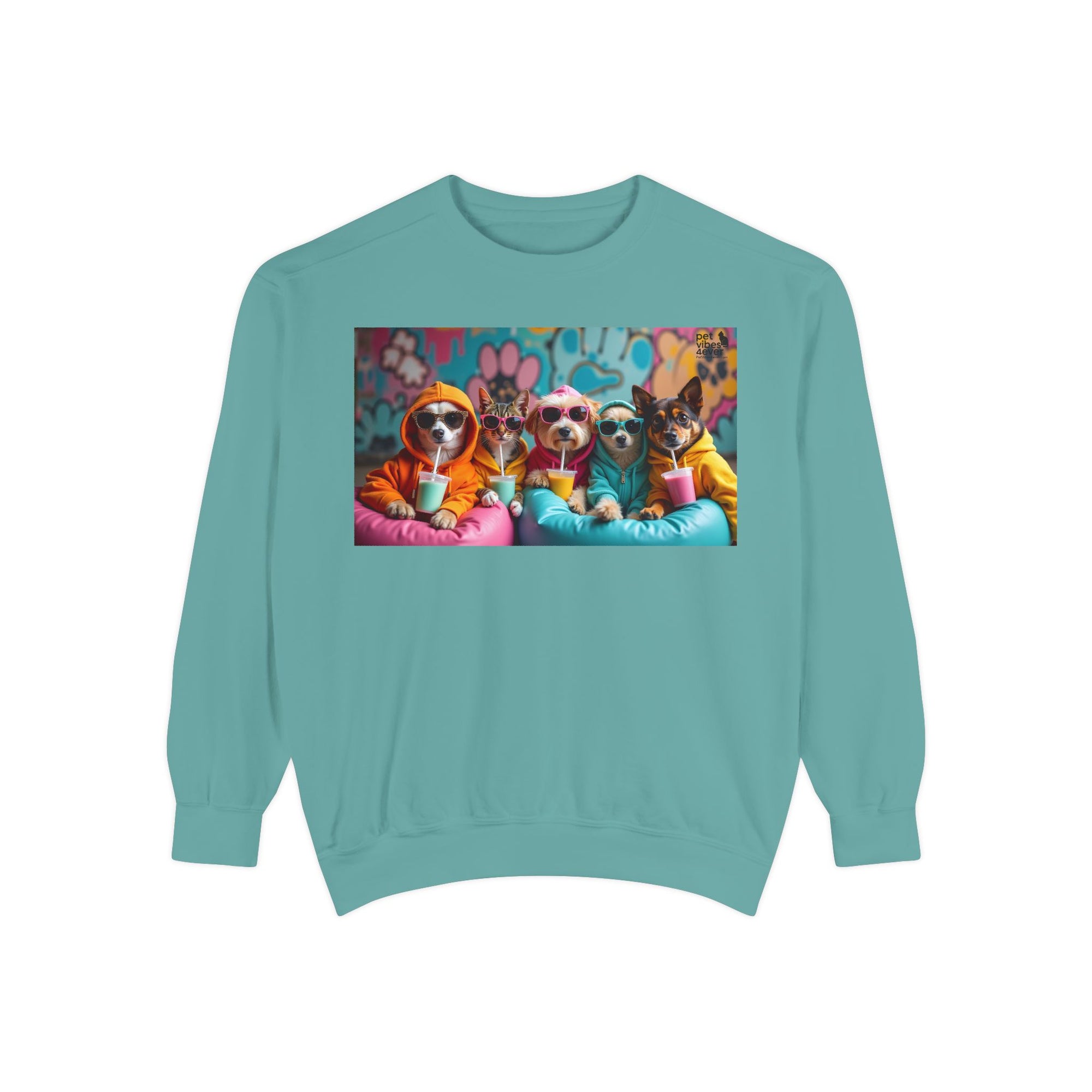 Colorful Dog Lovers Unisex Sweatshirt, Cozy Apparel for Pet Owners, Gift for Dog Lovers, Cute Animal Sweatshirt, Fun Casual Wear