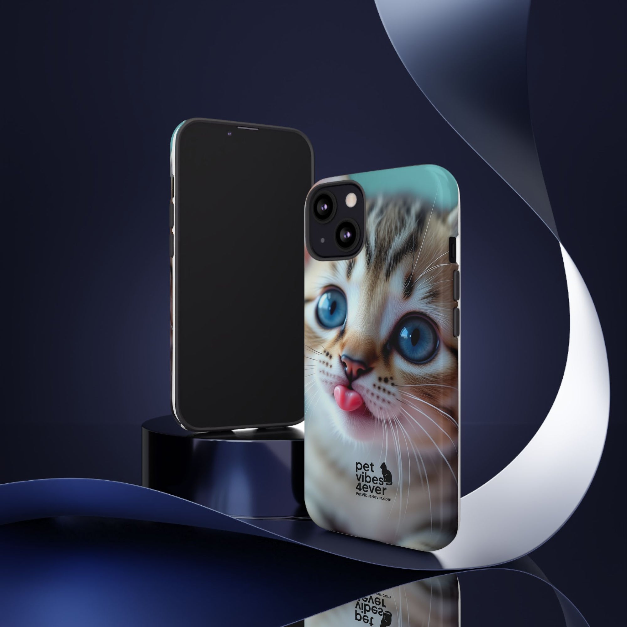 Cute Cat Phone Case, Pet Lover Gift, Funny Animal Protector, Cute Tech Accessories, Cat Mom Gift