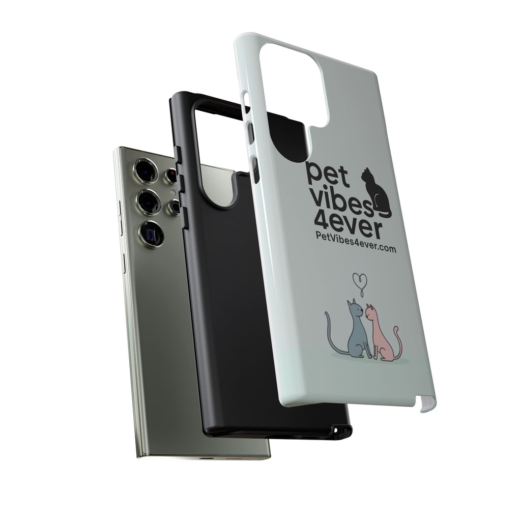 Cute Cat Phone Case, Colorful Tough Case for Pet Lovers, Cat-Themed Accessory, Gift for Animal Lovers, Mobile Phone Protection