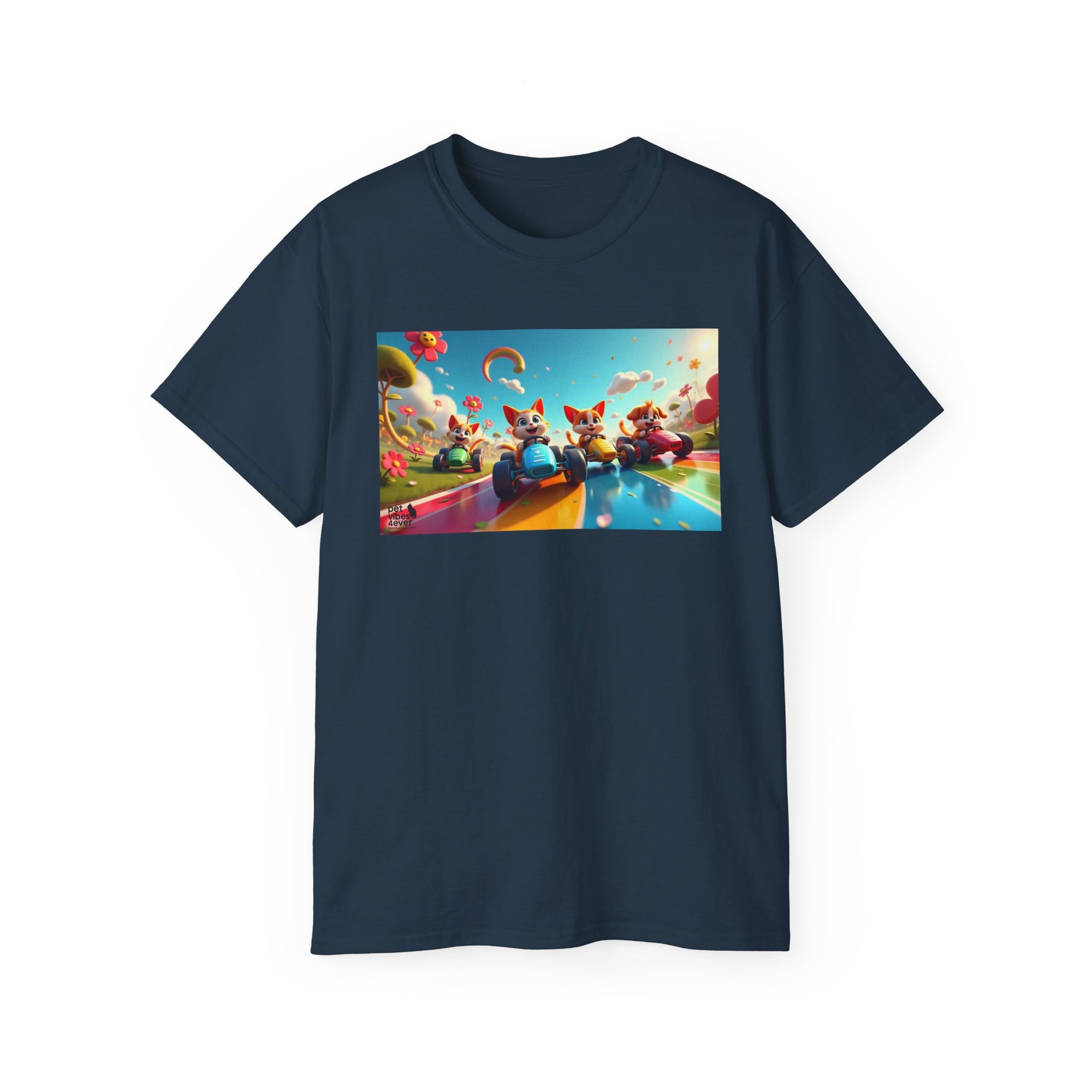 Colorful Fantasy Art Tee, Unisex Tee, Graphic T-Shirt, Fun Gift, Casual Wear, Summer Style, Festival Fashion