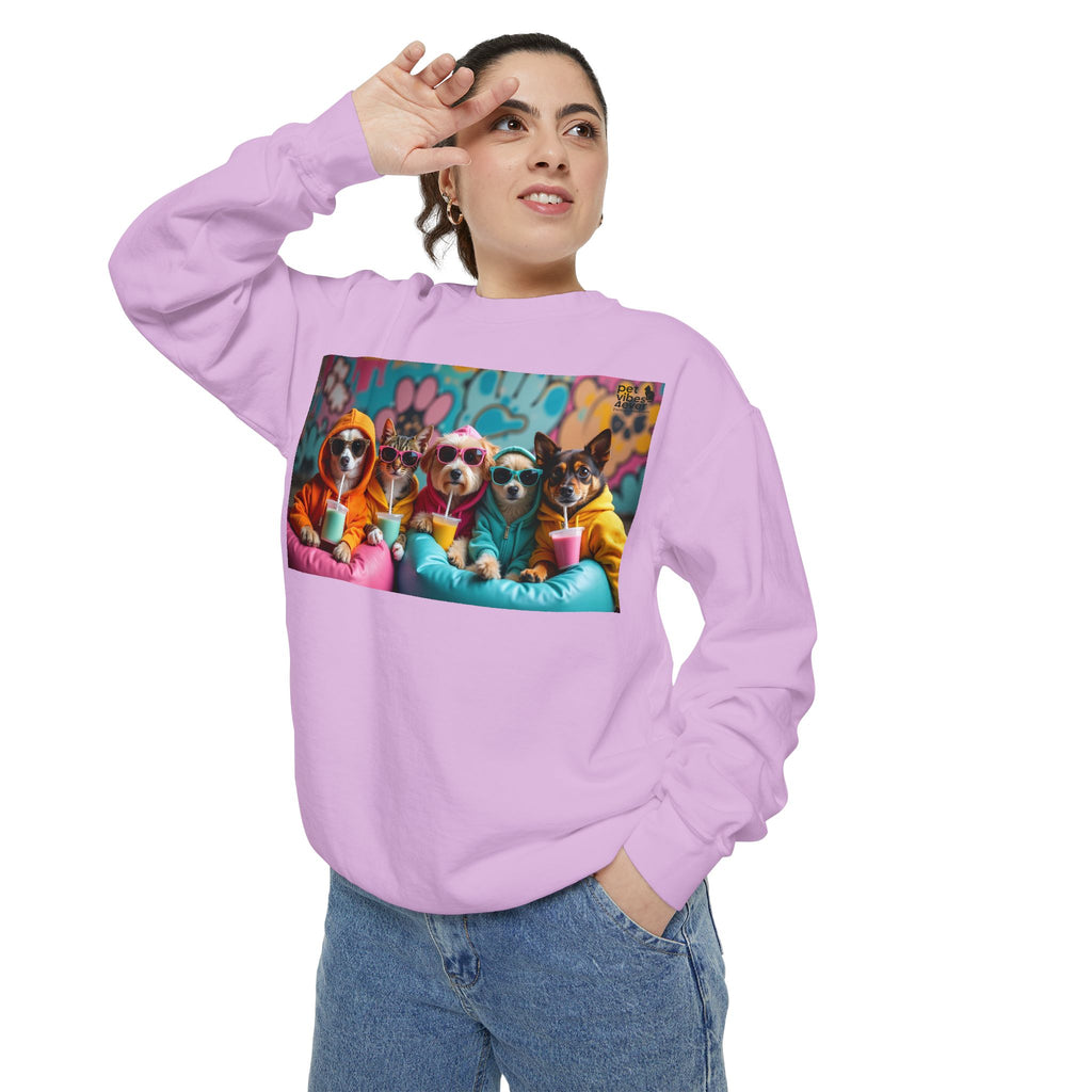 Colorful Dog Lovers Unisex Sweatshirt, Cozy Apparel for Pet Owners, Gift for Dog Lovers, Cute Animal Sweatshirt, Fun Casual Wear
