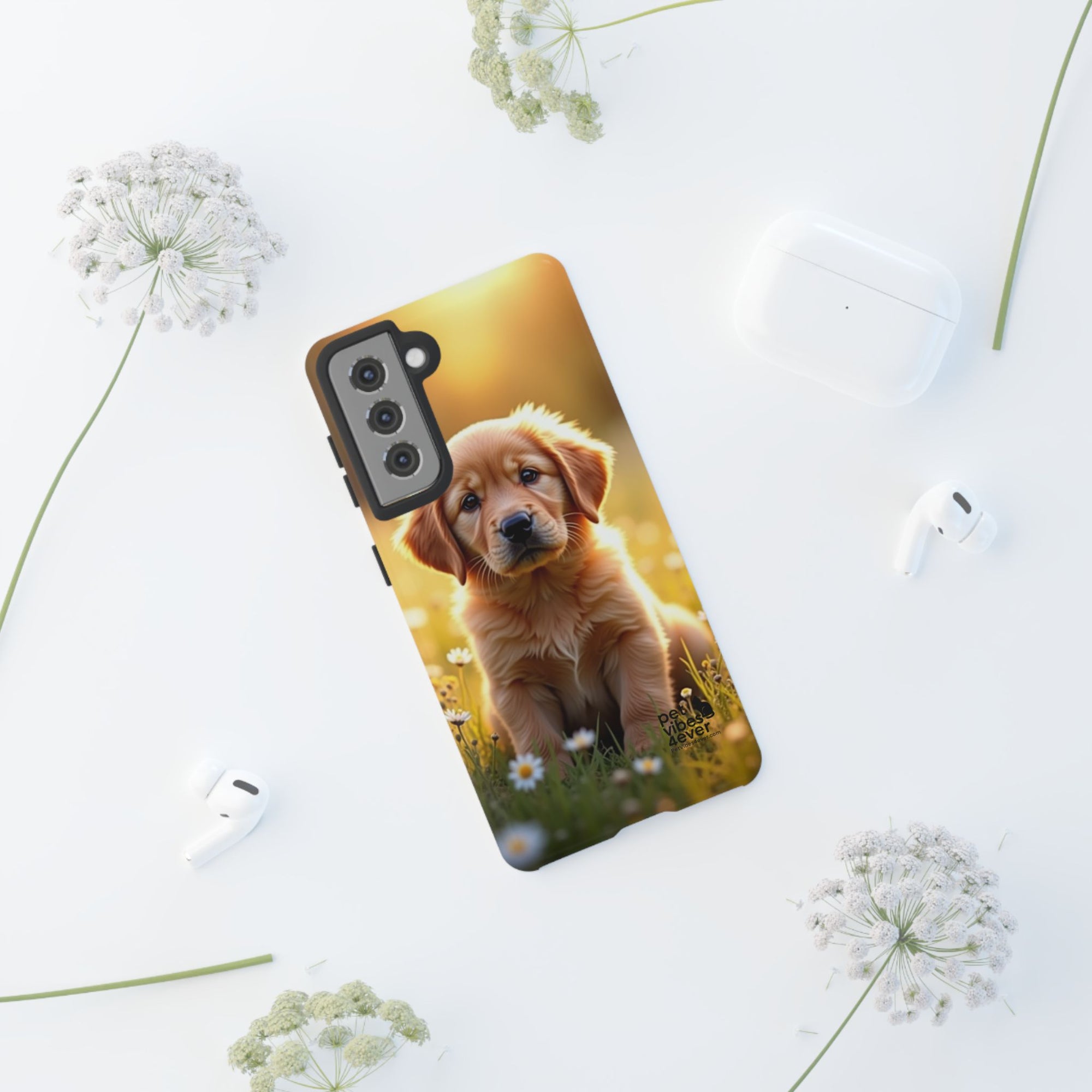 Cute Puppy Phone Case, Pet Lover Gift, Dog Owner Accessory, Animal Lover Merchandise, Birthday Gift for Him/Her