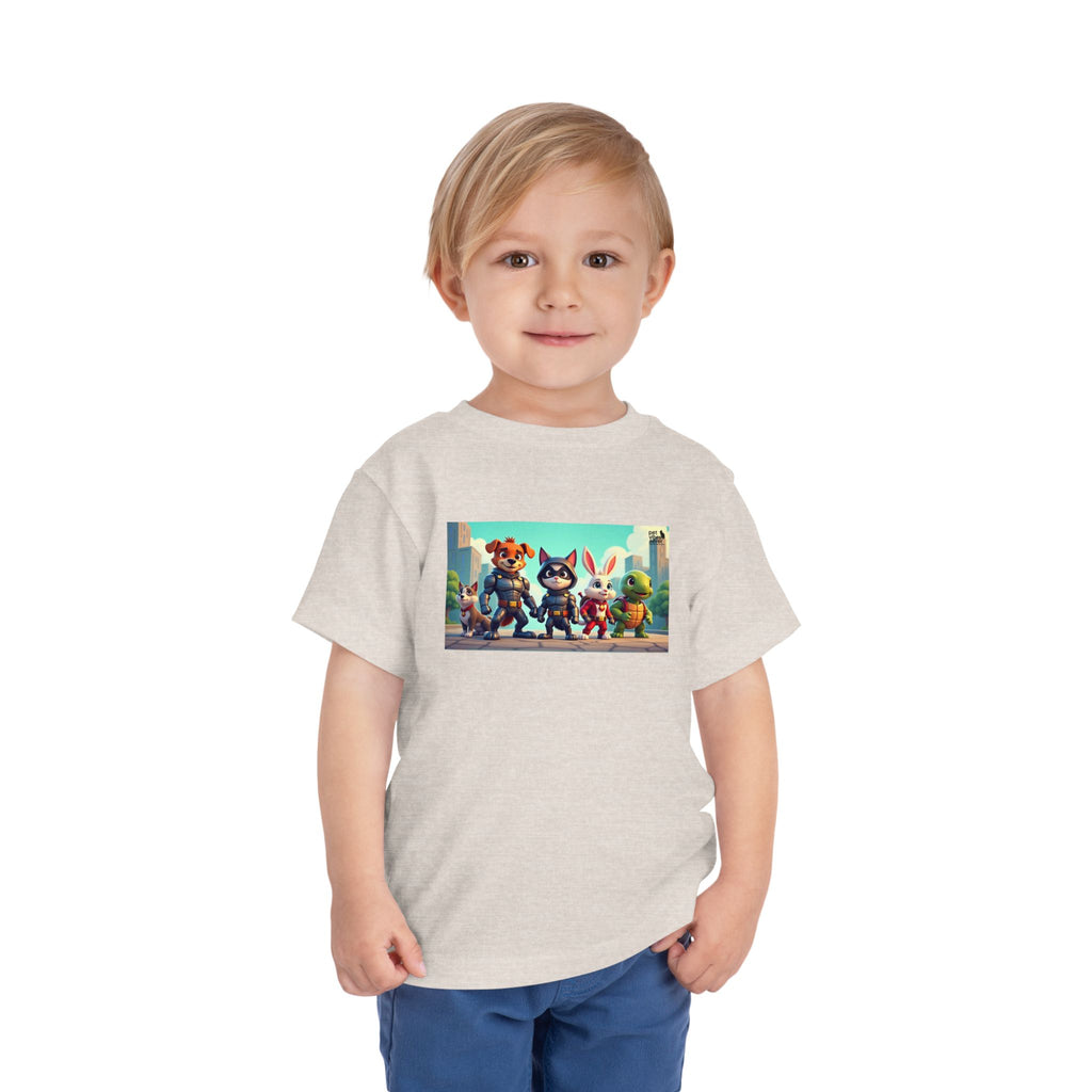 Adventurous Toddler Tee with Fun Characters | Perfect for Playdates, Birthdays, and Everyday Fun, Kids' T-Shirt, Cartoon Tee, Playful [...]