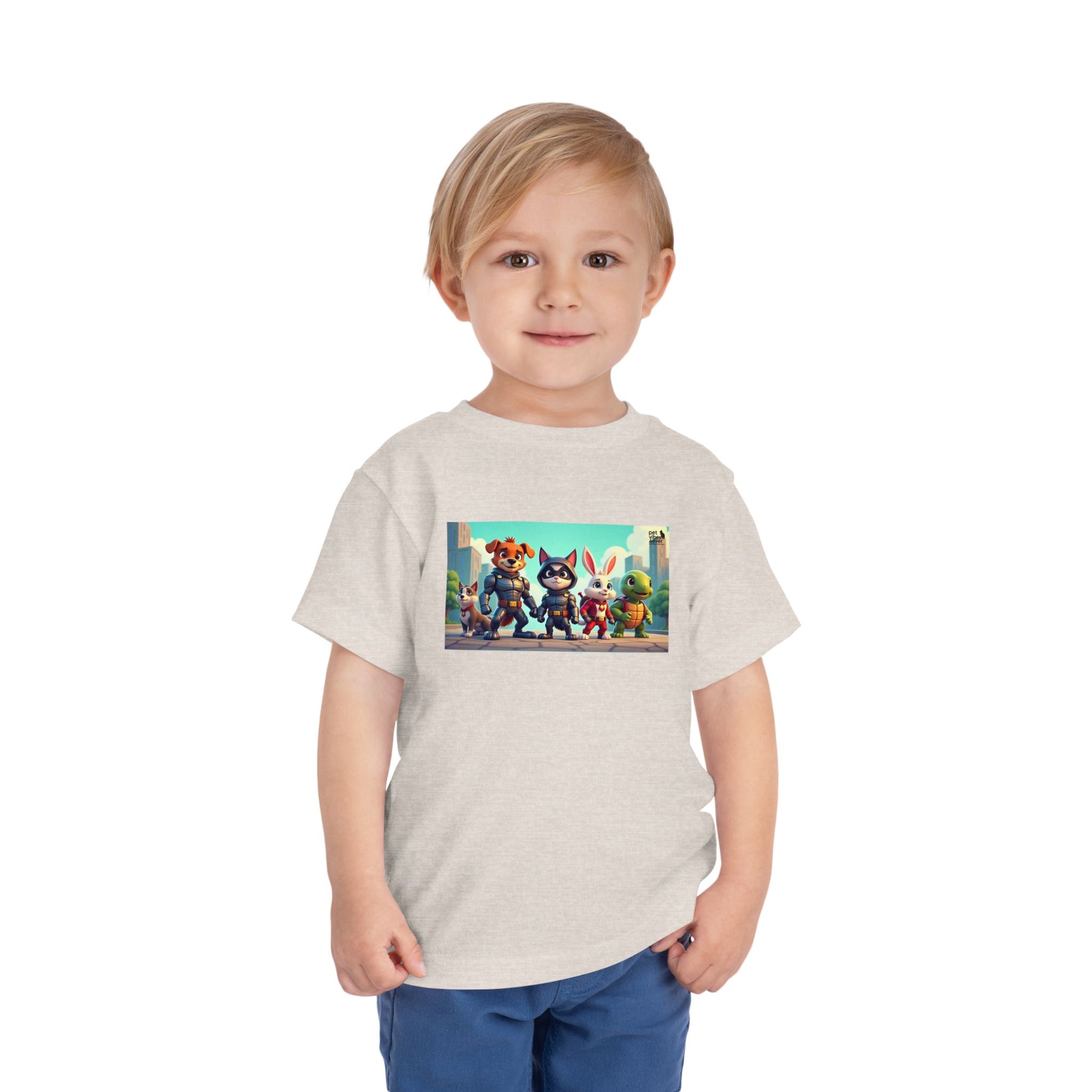 Adventurous Toddler Tee with Fun Characters | Perfect for Playdates, Birthdays, and Everyday Fun, Kids' T-Shirt, Cartoon Tee, Playful [...]