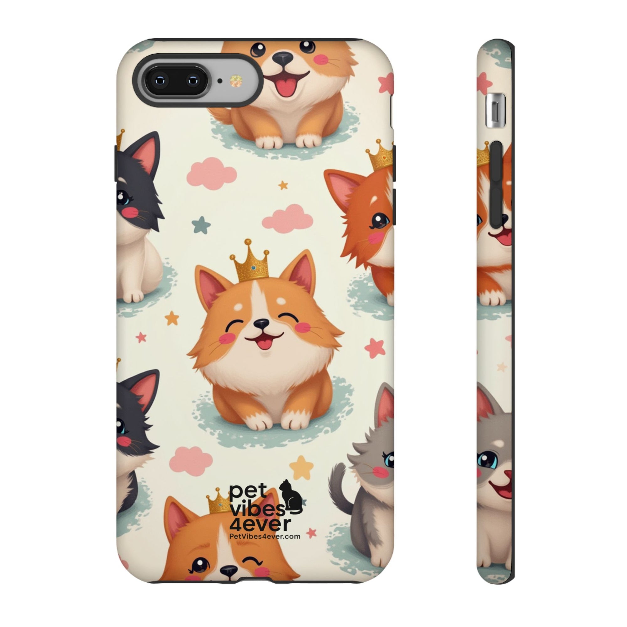 Cute Pet Phone Case, Dog Lover Accessory, Cat Phone Cover, Gift for Animal Lovers, Birthday Present, Pet Vibes Forever