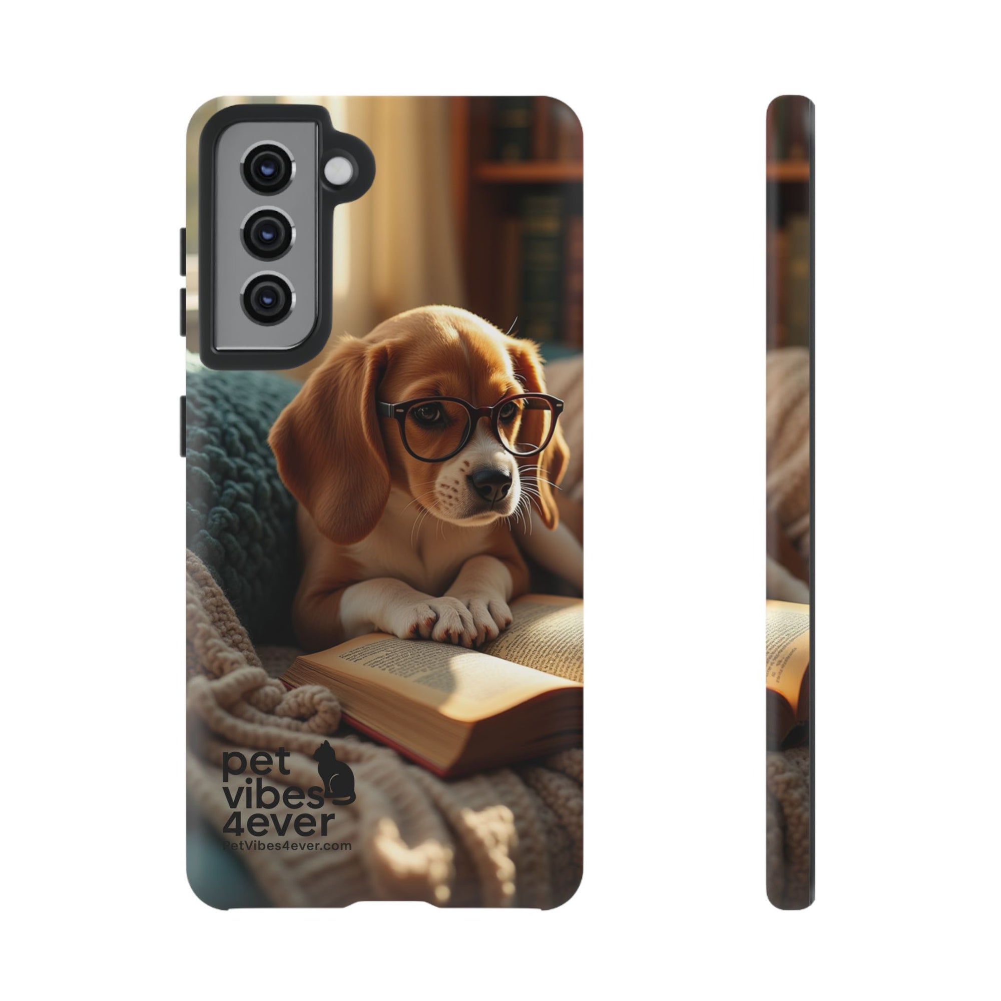 Dog-Themed Phone Case with "Pet Vibes Forever" Design, Cute Dog Accessories, Pet Lover Gift, Phone Cover, Animal Lover Decor