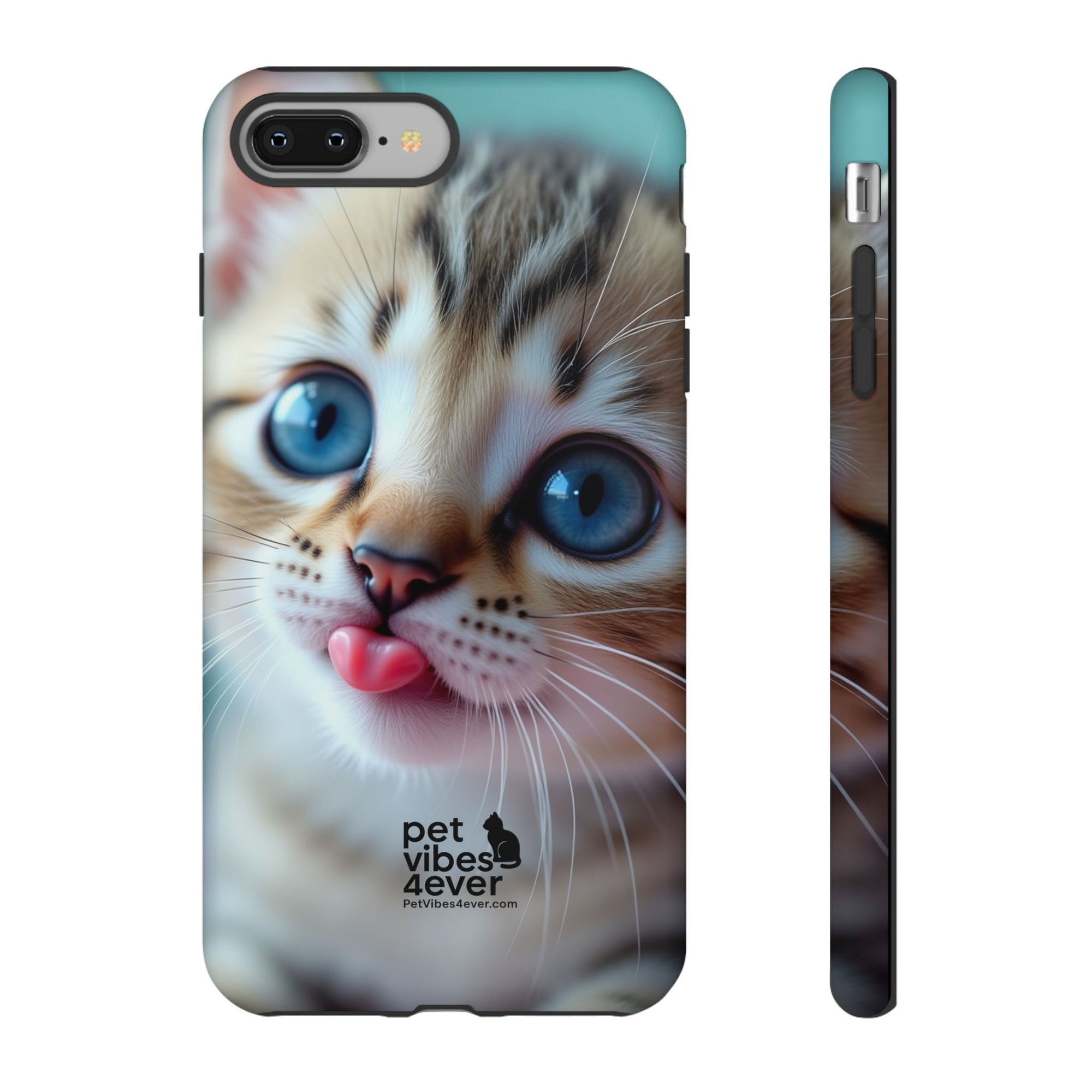 Cute Cat Phone Case, Pet Lover Gift, Funny Animal Protector, Cute Tech Accessories, Cat Mom Gift