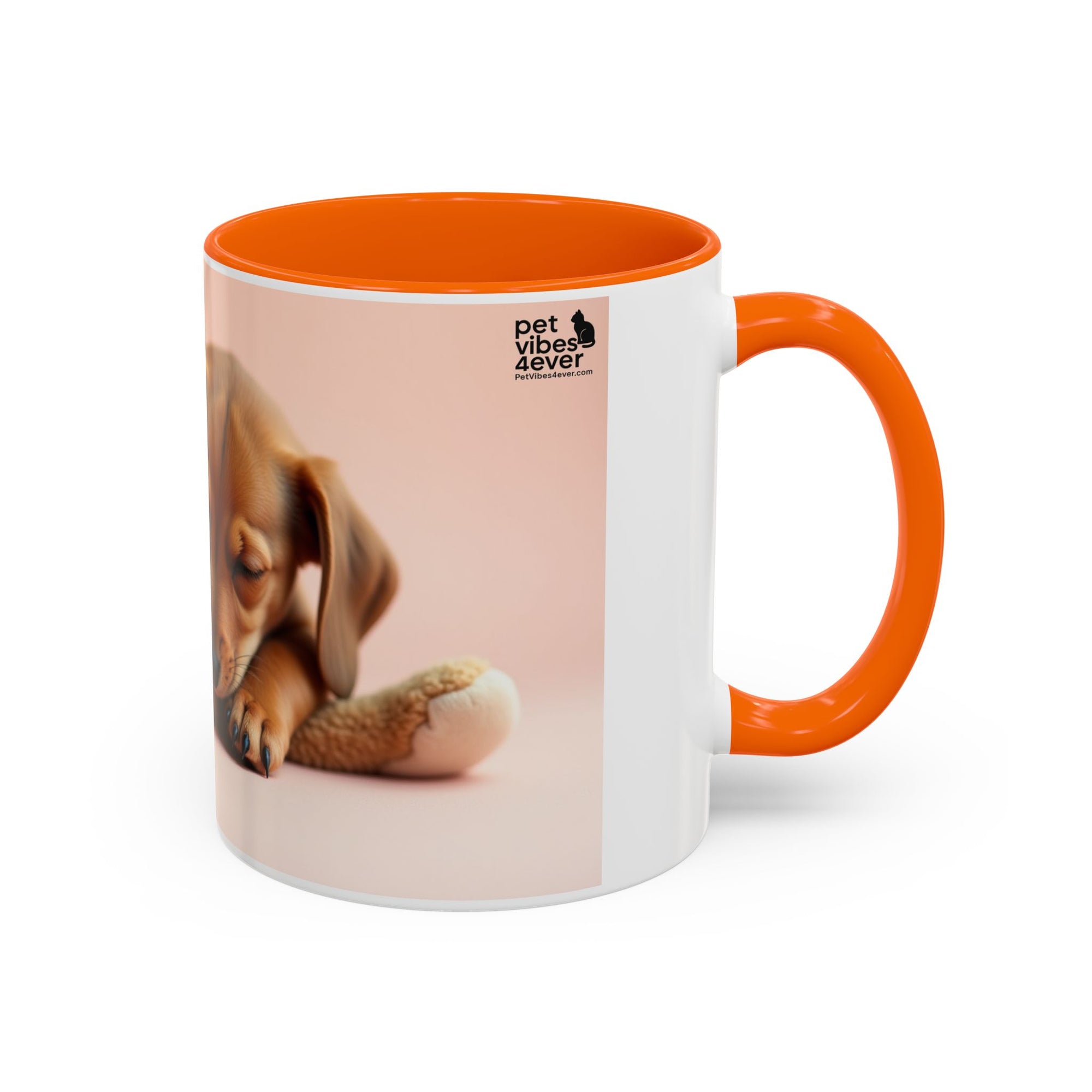 Cute Dog and Toy Accent Coffee Mug - Perfect for Pet Lovers, Gift for Animal Enthusiasts, Adorable Mug for Home and Office