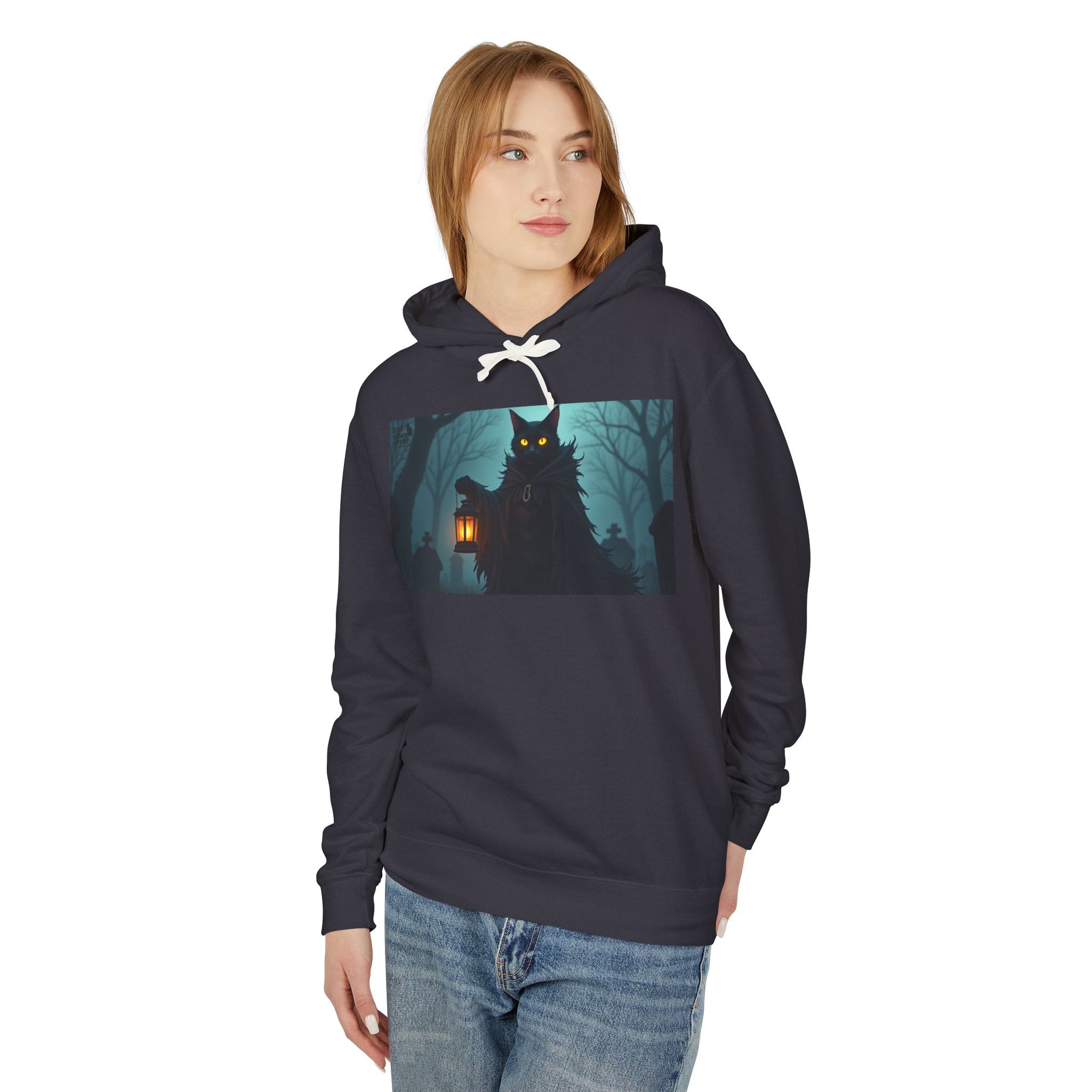Mysterious Forest Hoodie, Cozy Lightweight Hooded Sweatshirt for Fall, Perfect for Halloween, Unisex Gift, Casual Wear, Autumn Style