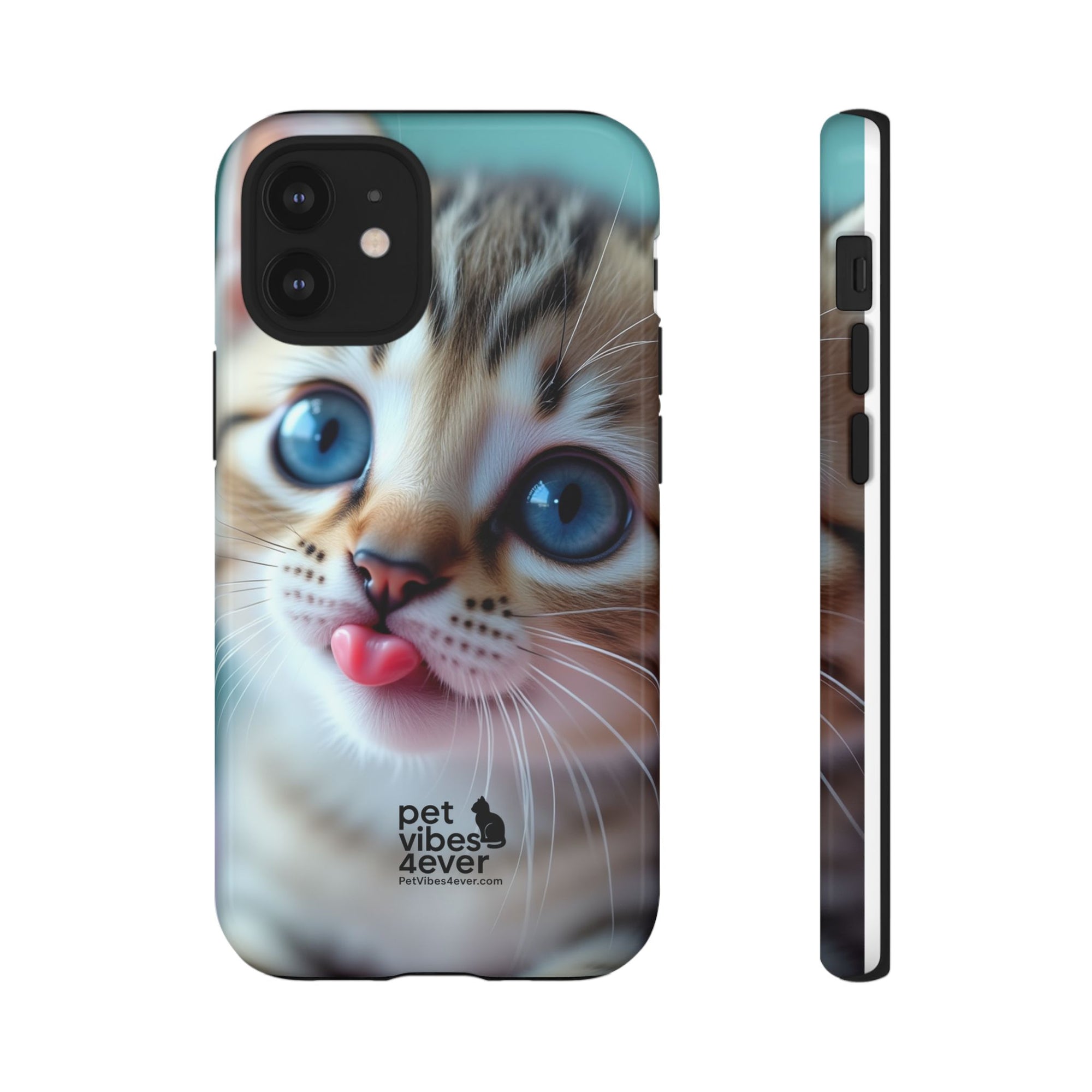 Cute Cat Phone Case, Pet Lover Gift, Funny Animal Protector, Cute Tech Accessories, Cat Mom Gift