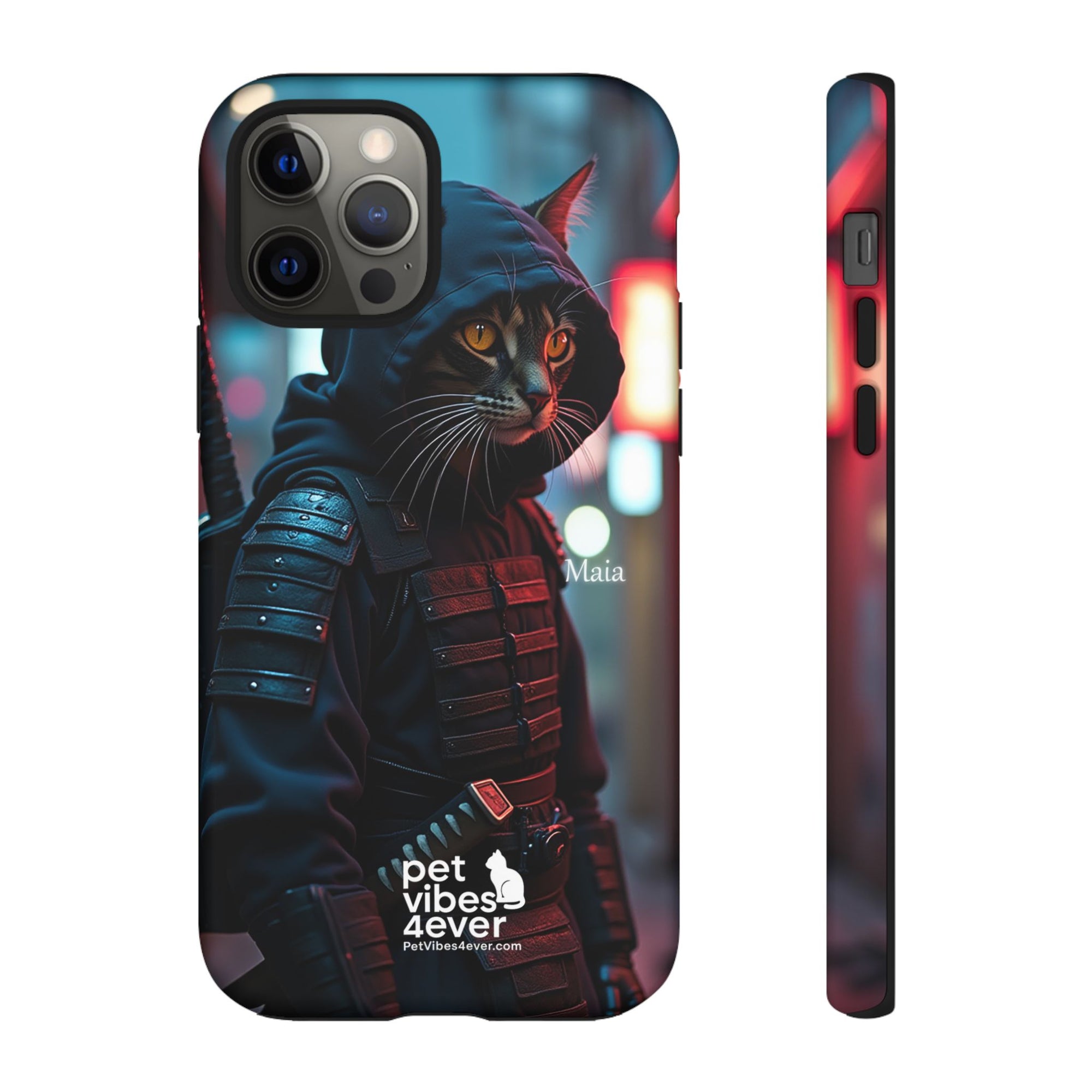 Tough Cases: Cool Cat Phone Case with 'Pet Vibes 4ever', Perfect for Cat Lovers, Unique Gift for Pet Enthusiasts, Fun Phone Accessory, [...]
