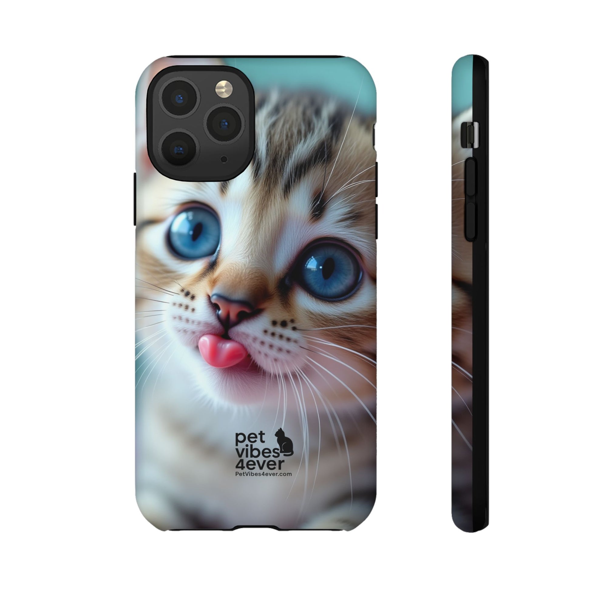 Cute Cat Phone Case, Pet Lover Gift, Funny Animal Protector, Cute Tech Accessories, Cat Mom Gift