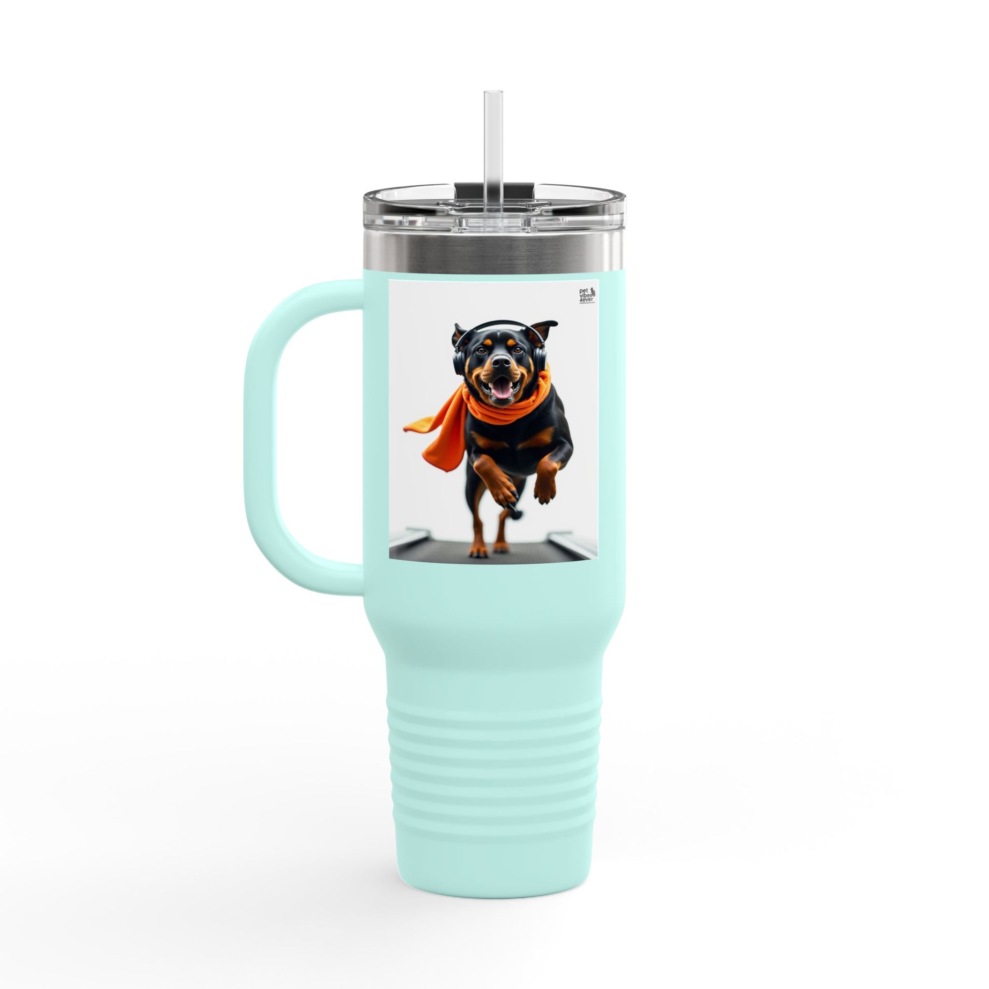 Insulated Travel Mug - Perfect for Pet Lovers, Coffee Enthusiasts, Travel, Gift for Holidays, Eco-Friendly Drinkware, Customizable