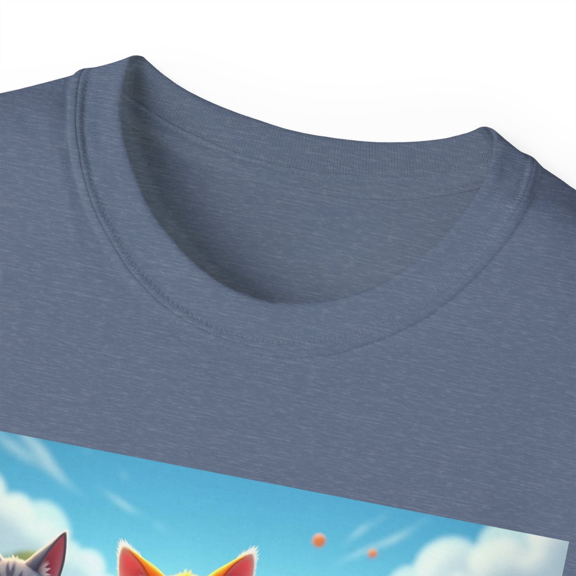 Cartoon Racing Friends Unisex Tee, Fun Gift for Gamers, Kid-Approved Style, Birthday Present, Family Game Night Apparel