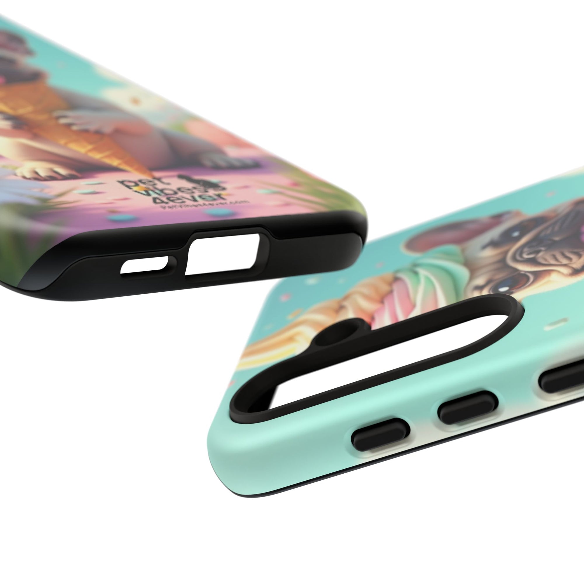 Cute Dog Phone Case, Pet Lover Gift, Tough iPhone/Android Cover, Dog Art, Fun Phone Accessory