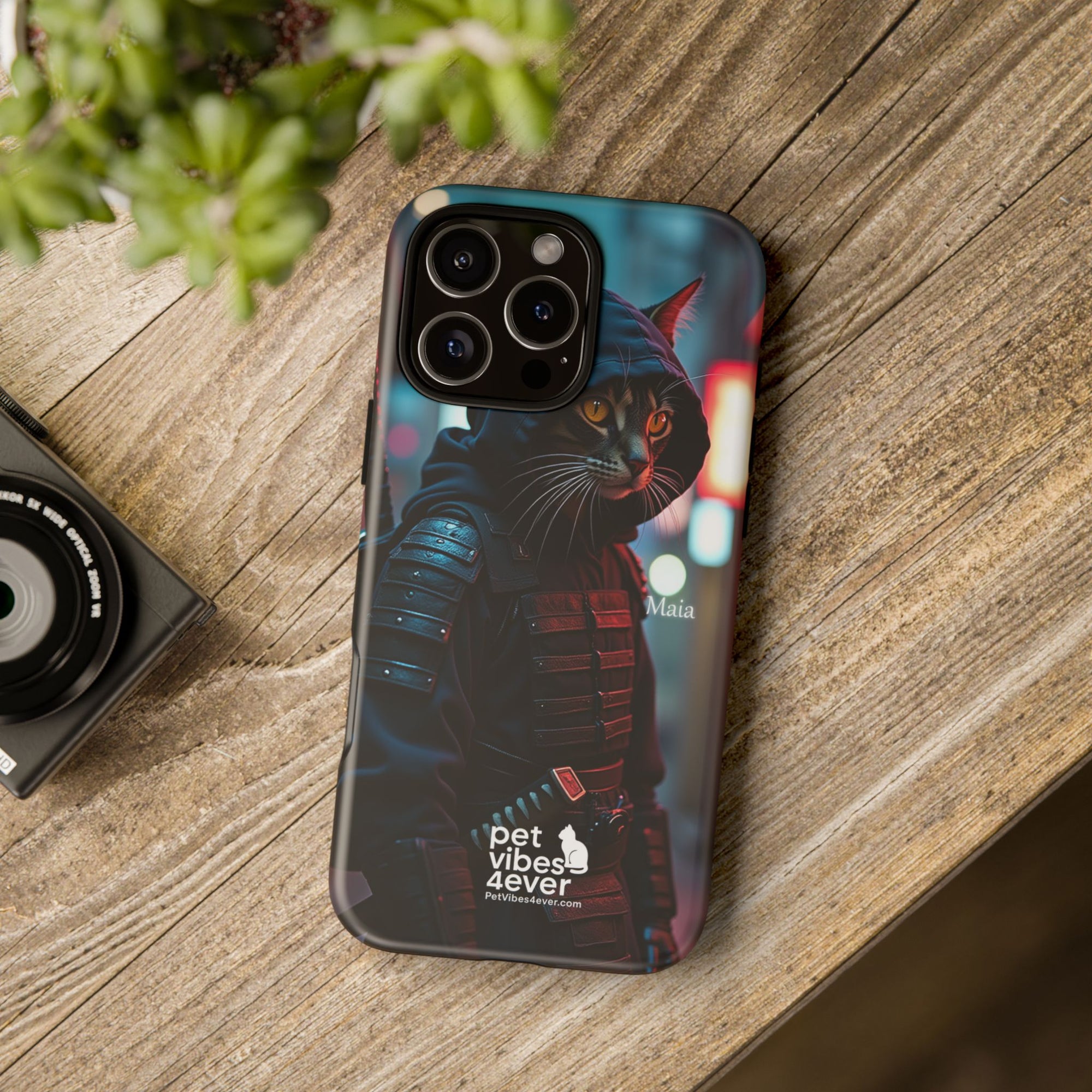 Tough Cases: Cool Cat Phone Case with 'Pet Vibes 4ever', Perfect for Cat Lovers, Unique Gift for Pet Enthusiasts, Fun Phone Accessory, [...]