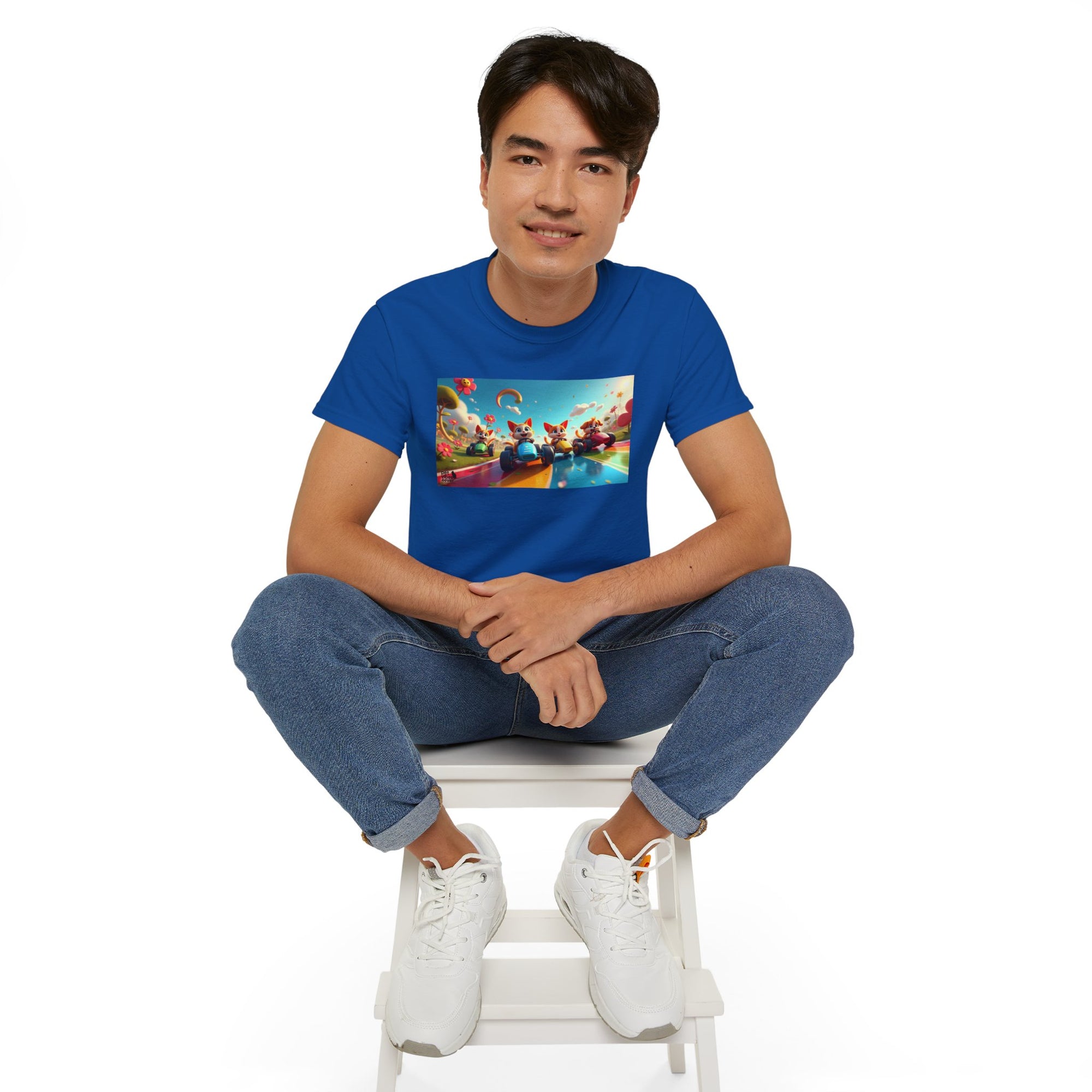 Colorful Fantasy Art Tee, Unisex Tee, Graphic T-Shirt, Fun Gift, Casual Wear, Summer Style, Festival Fashion