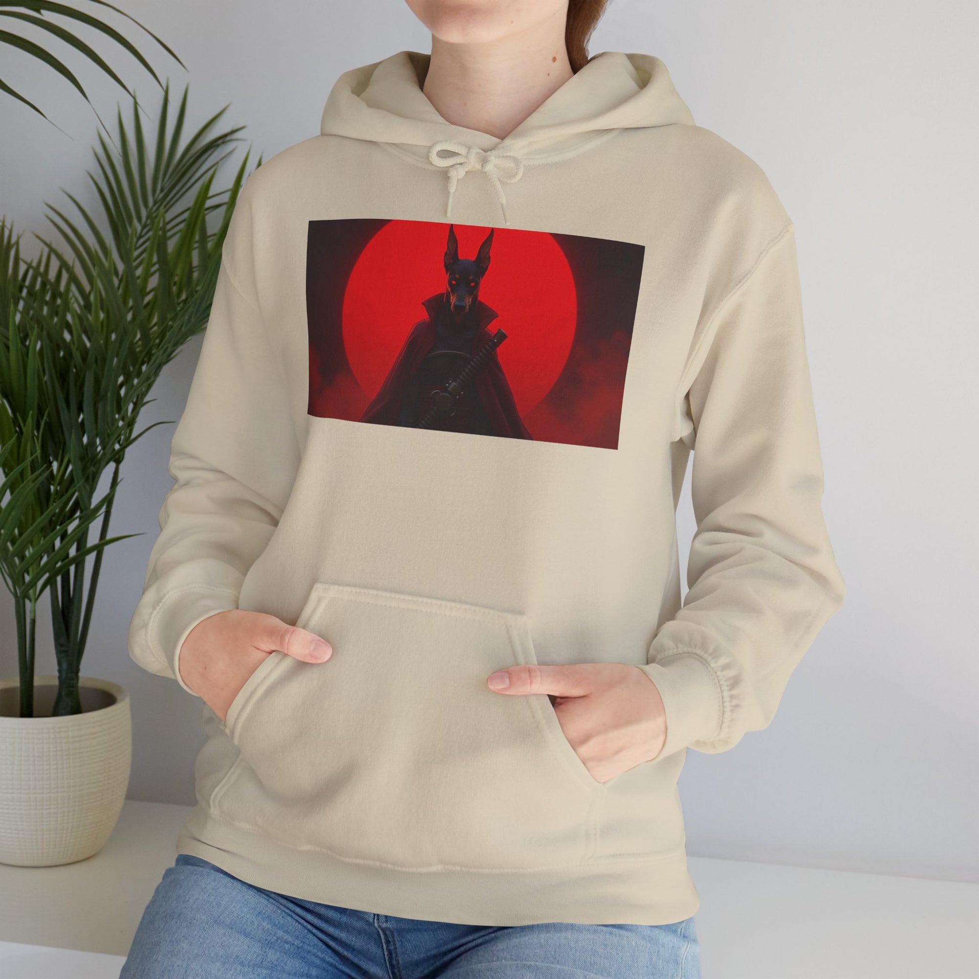 Red Sun Graphic Hoodie for Fans, Perfect for Cozy Days, Gifting, Festivals, and Casual Outings.