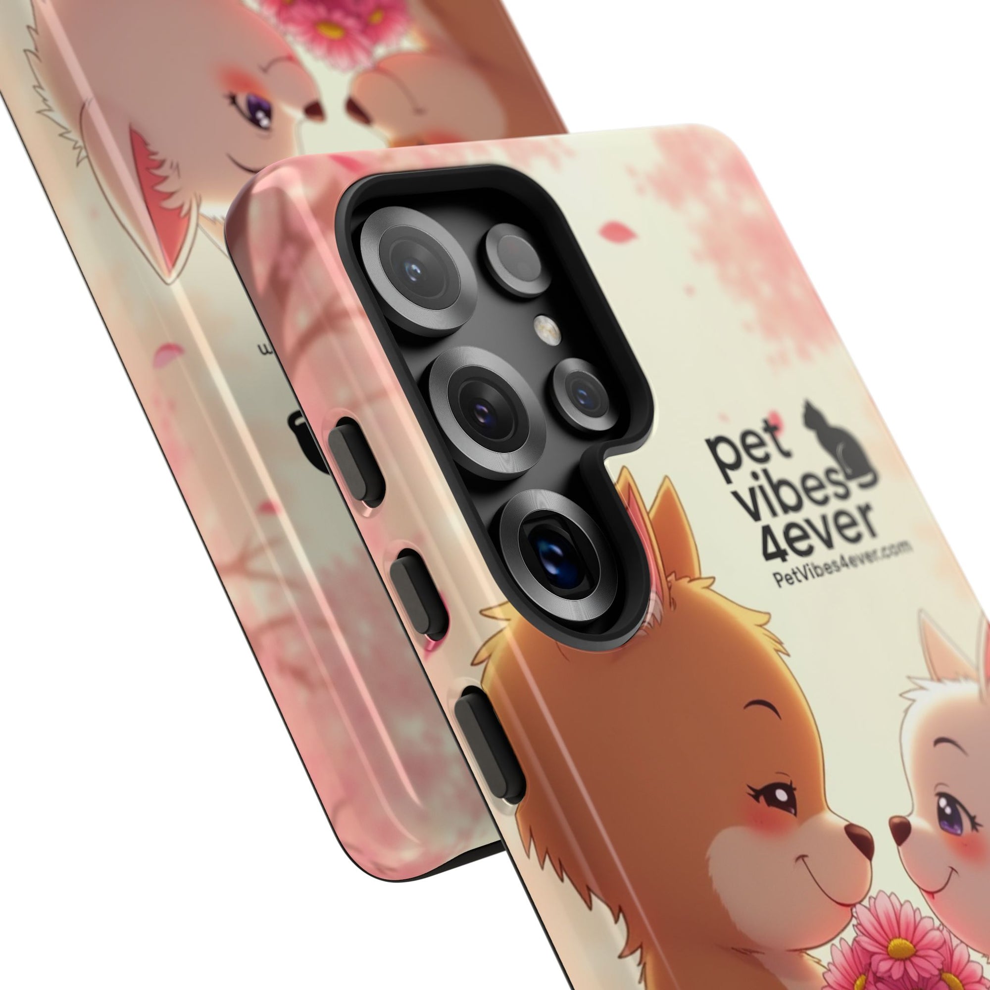 Cute Pet Themed Phone Case, Animal Lovers Gift, Valentine's Day, Cute Phone Cover, Pet Vibes Forever