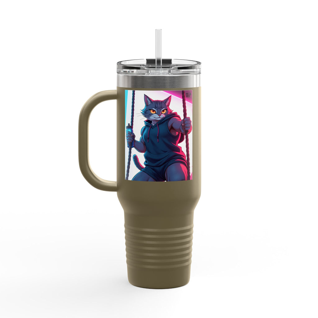 Pet Vibes Insulated Travel Mug | 40oz Coffee Cup for Animal Lovers | Personalized Gift | Eco-Friendly Drinkware | Travel Accessory | [...]