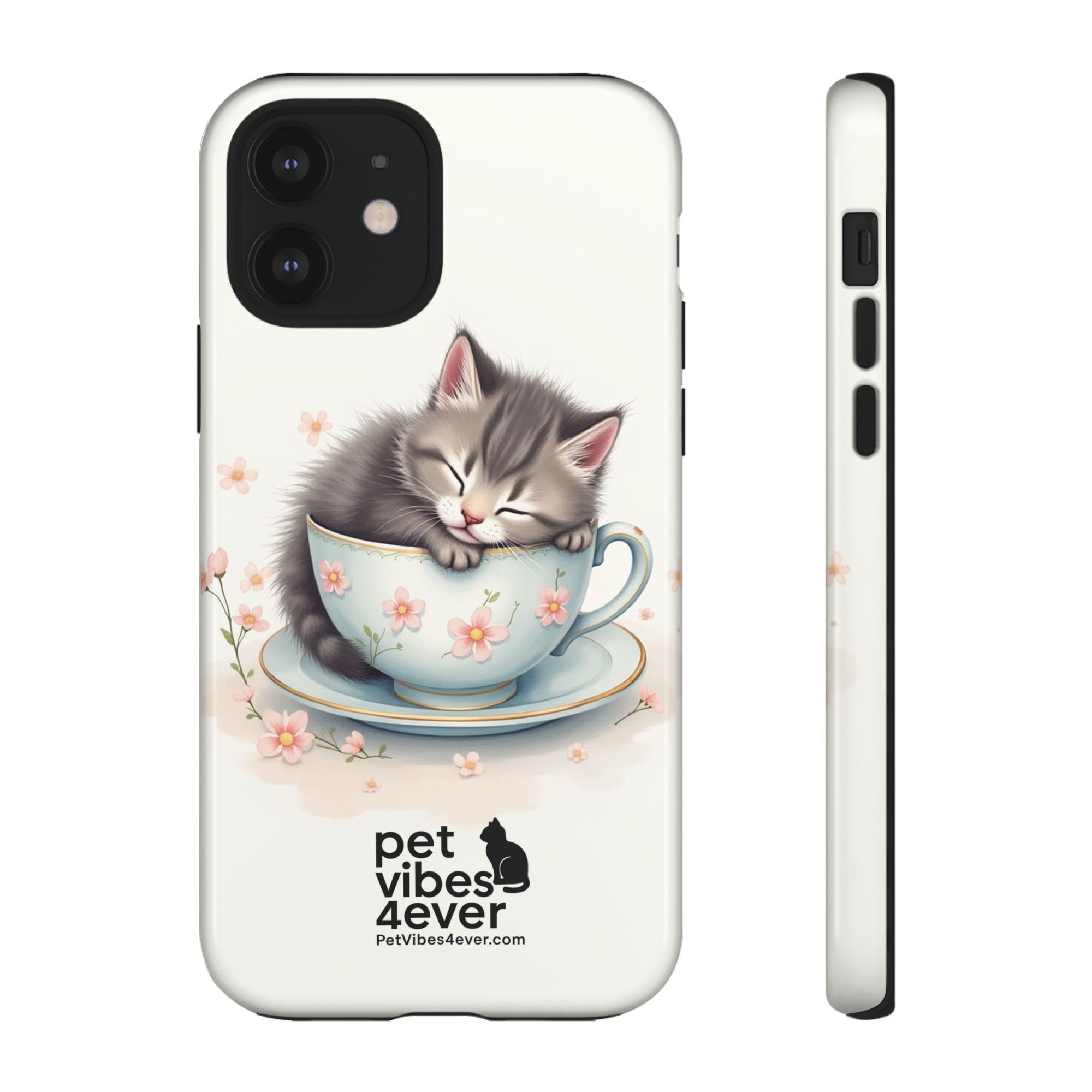 Cute Cat Phone Case - Tough Cases for Animal Lovers, Pet Gifts, Phone Accessories, Kitten Merchandise, Cute Cat Decor