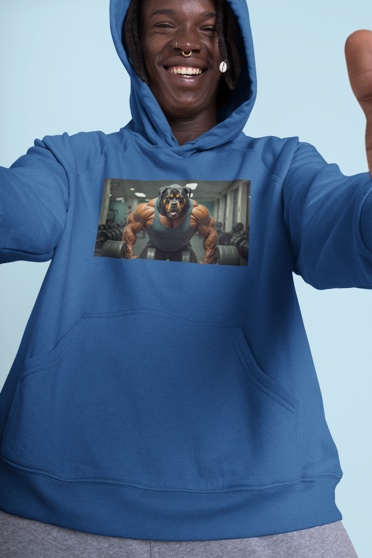Muscle Motivation Hoodie, Gym Sweatshirt, Fitness Apparel, Workout Gear, Bodybuilding Hoodie