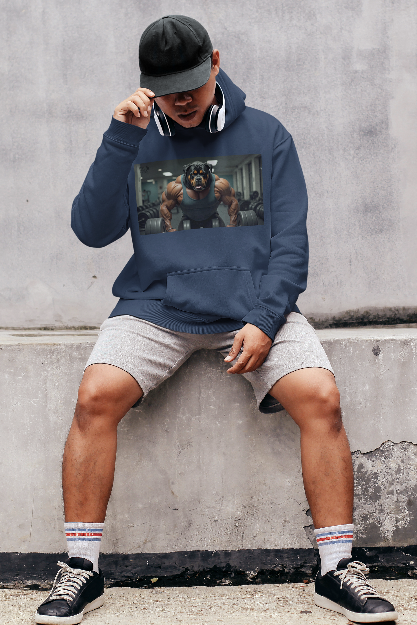Muscle Motivation Hoodie, Gym Sweatshirt, Fitness Apparel, Workout Gear, Bodybuilding Hoodie