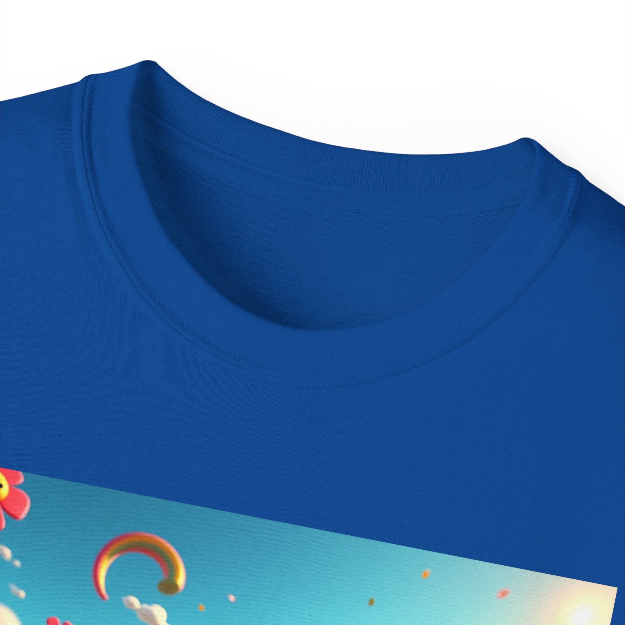 Colorful Fantasy Art Tee, Unisex Tee, Graphic T-Shirt, Fun Gift, Casual Wear, Summer Style, Festival Fashion