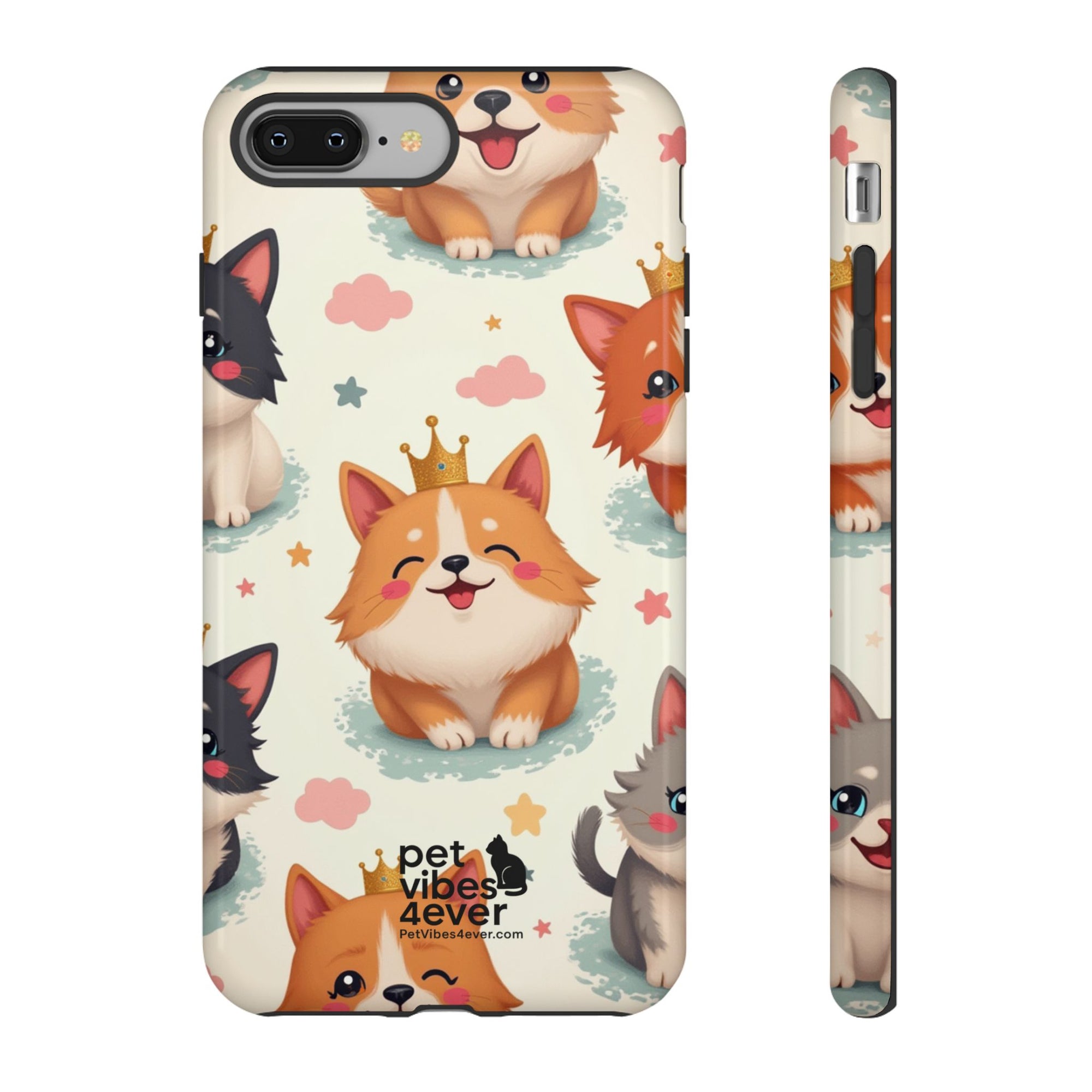 Cute Pet Phone Case, Dog Lover Accessory, Cat Phone Cover, Gift for Animal Lovers, Birthday Present, Pet Vibes Forever