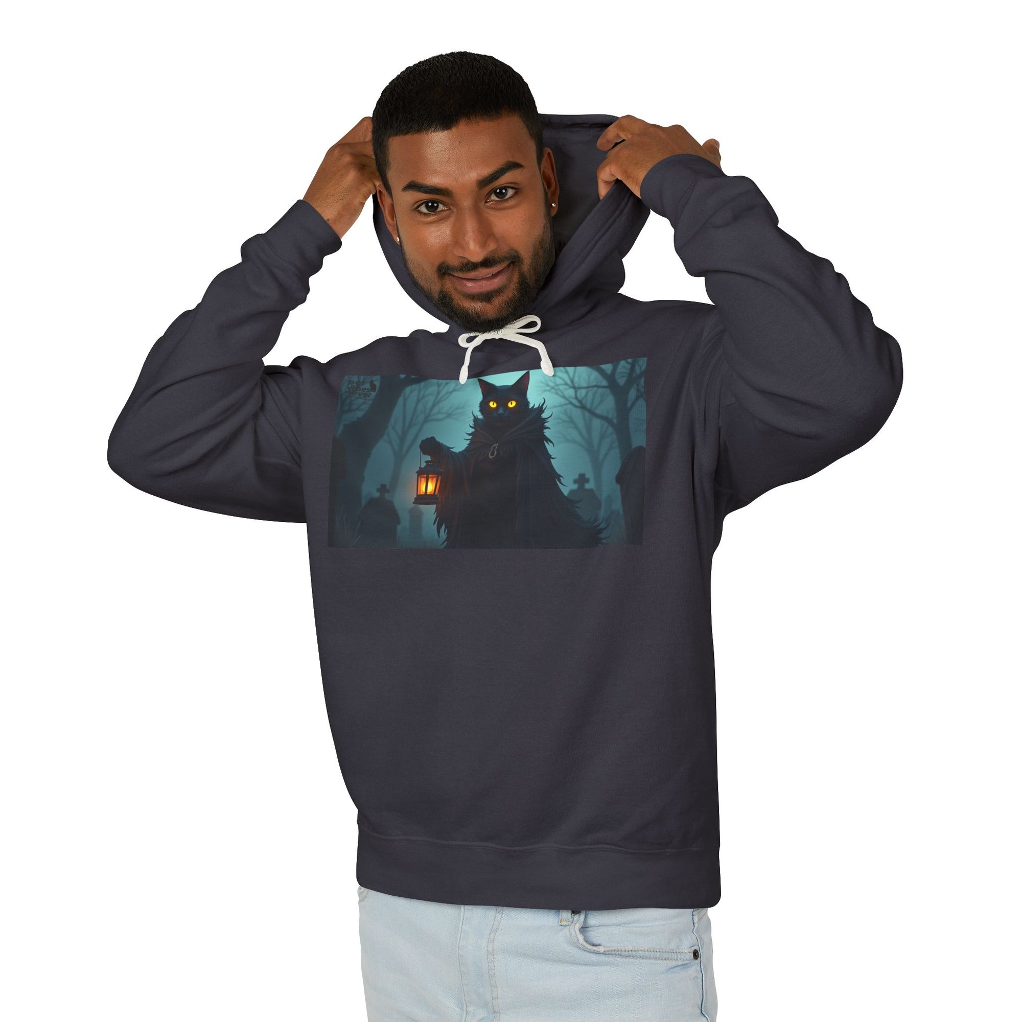 Mysterious Forest Hoodie, Cozy Lightweight Hooded Sweatshirt for Fall, Perfect for Halloween, Unisex Gift, Casual Wear, Autumn Style