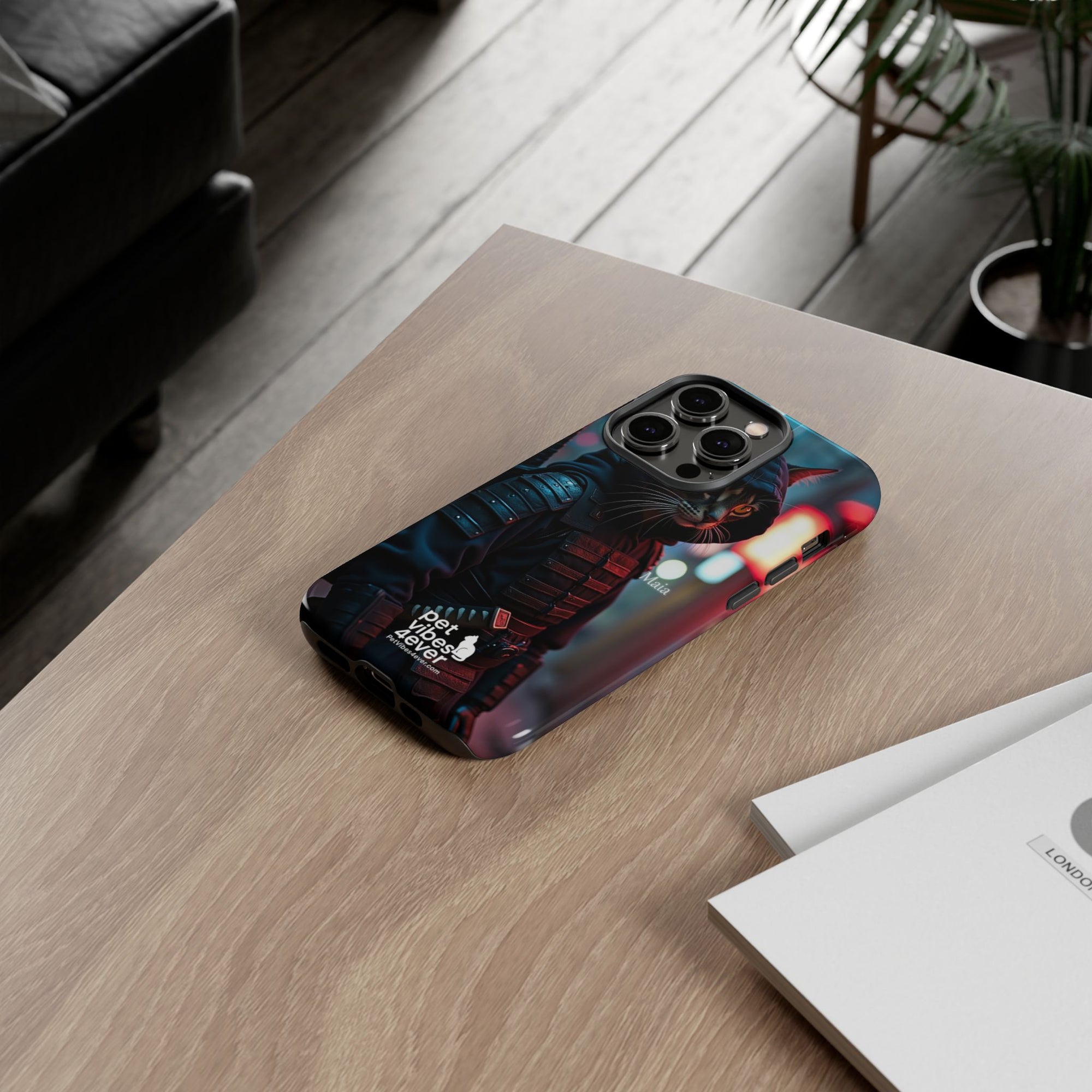 Tough Cases: Cool Cat Phone Case with 'Pet Vibes 4ever', Perfect for Cat Lovers, Unique Gift for Pet Enthusiasts, Fun Phone Accessory, [...]