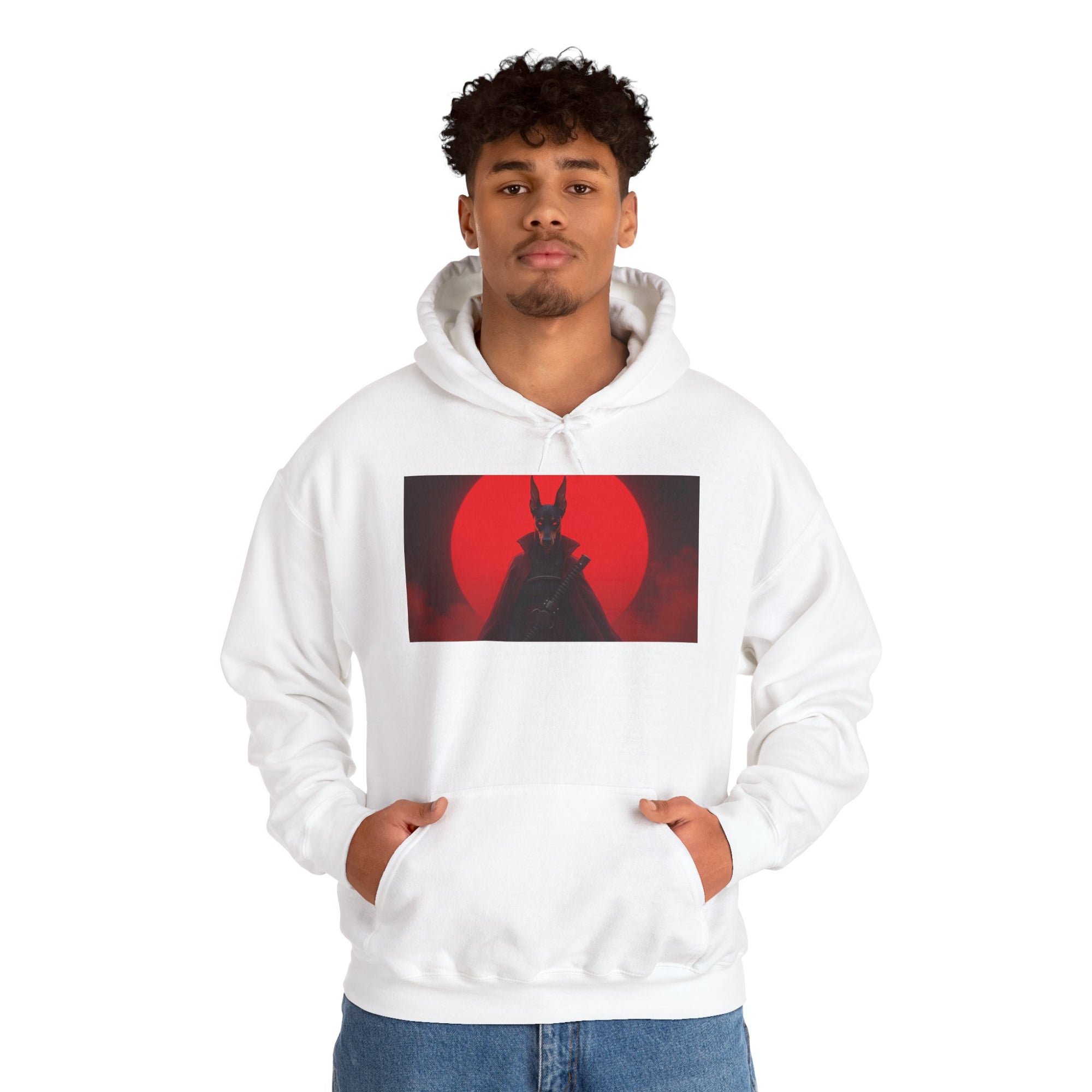 Red Sun Graphic Hoodie for Fans, Perfect for Cozy Days, Gifting, Festivals, and Casual Outings.