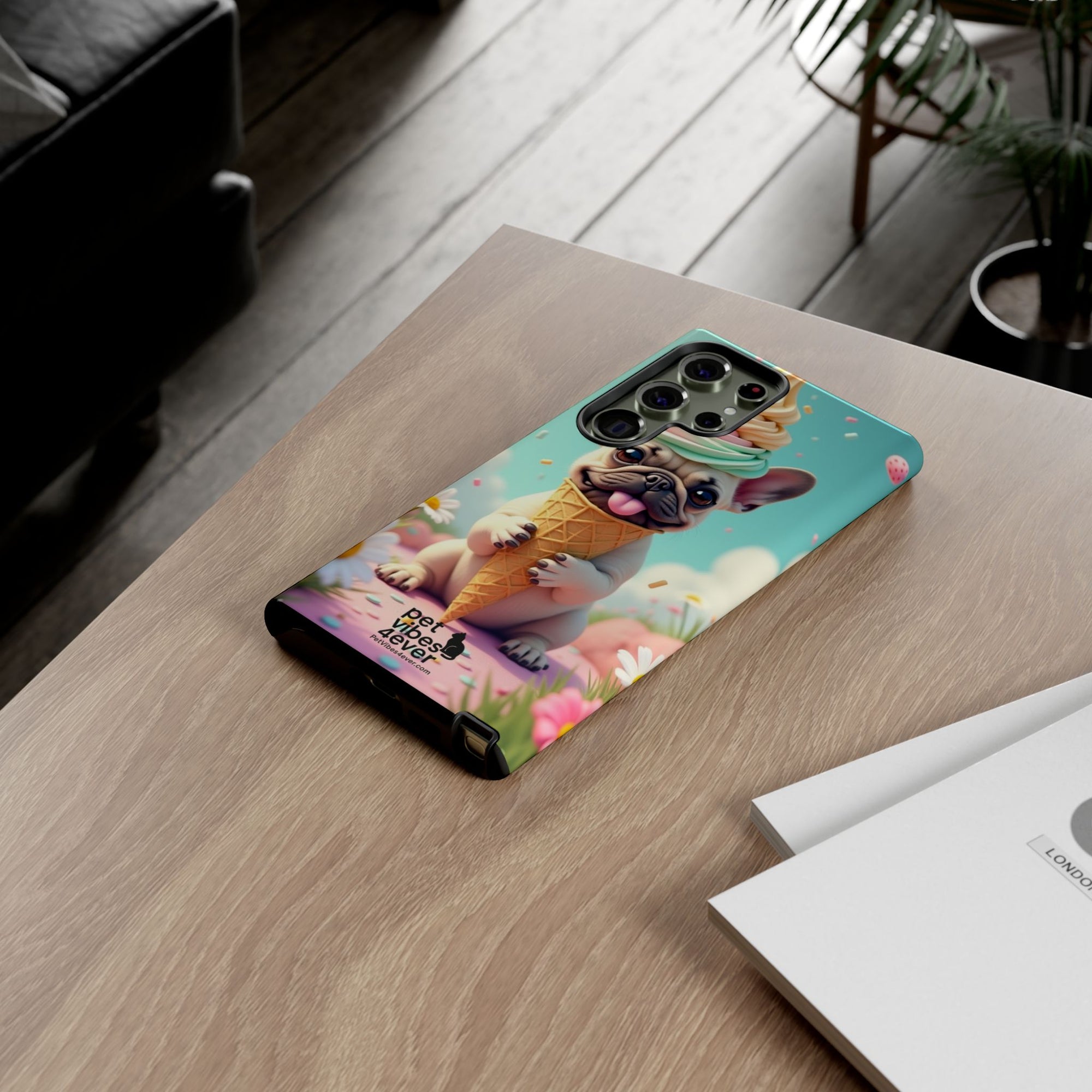 Cute Dog Phone Case, Pet Lover Gift, Tough iPhone/Android Cover, Dog Art, Fun Phone Accessory