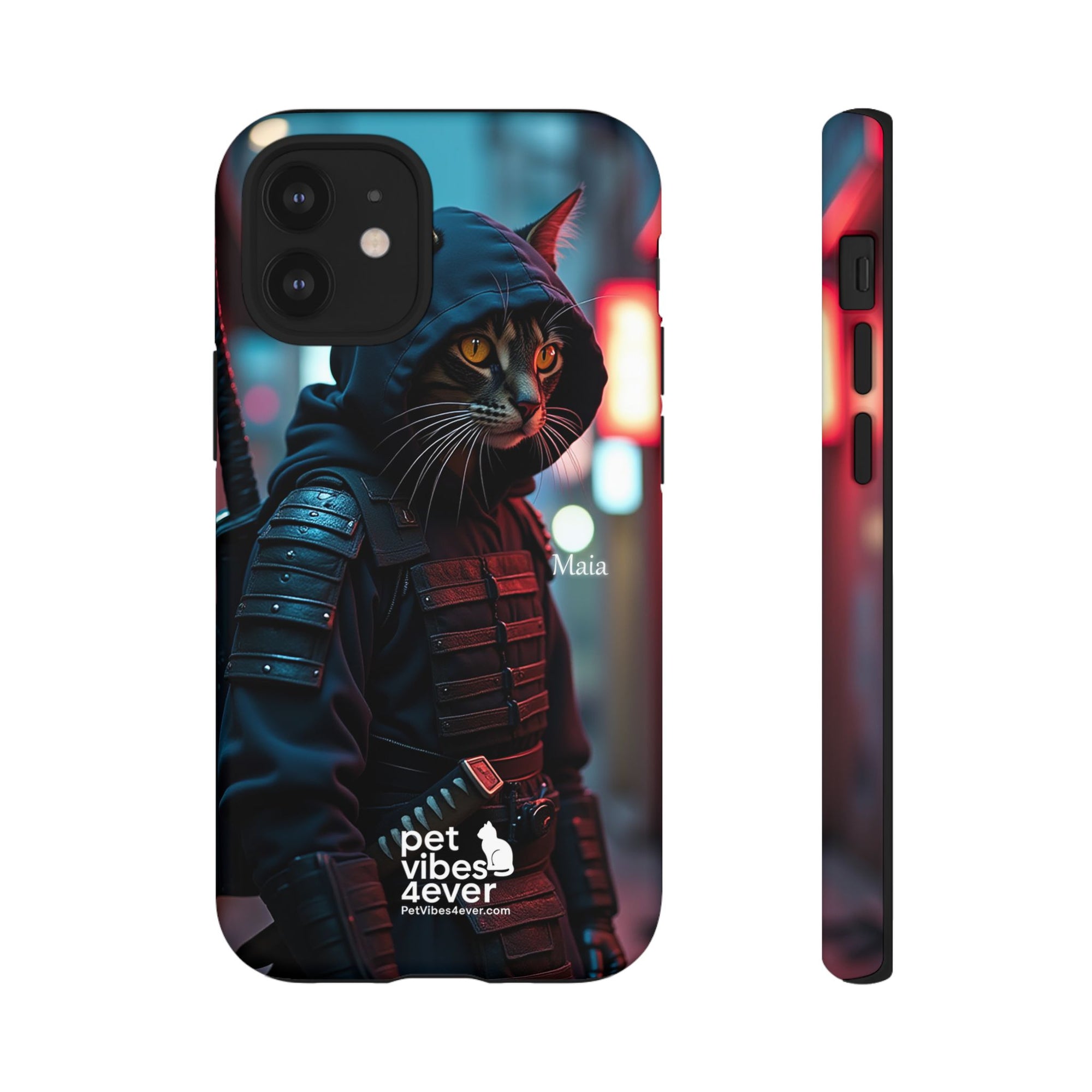 Tough Cases: Cool Cat Phone Case with 'Pet Vibes 4ever', Perfect for Cat Lovers, Unique Gift for Pet Enthusiasts, Fun Phone Accessory, [...]